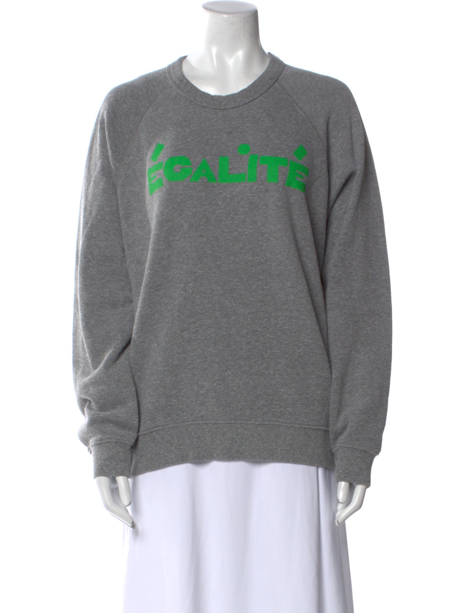 Clare V. Graphic Print Crew Neck Sweatshirt