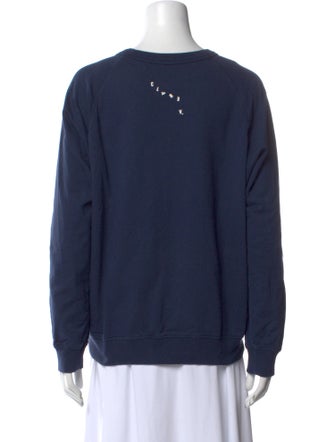 Clare V. Graphic Print Crew Neck Sweatshirt
