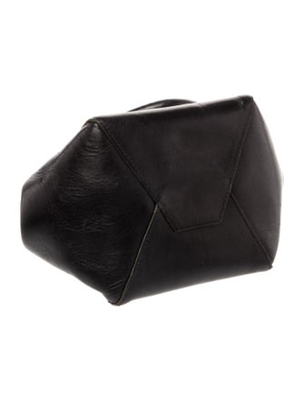 Clare V. Leather Top Handle Bag
