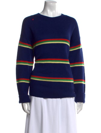 Clare V. Merino Wool Striped Sweater