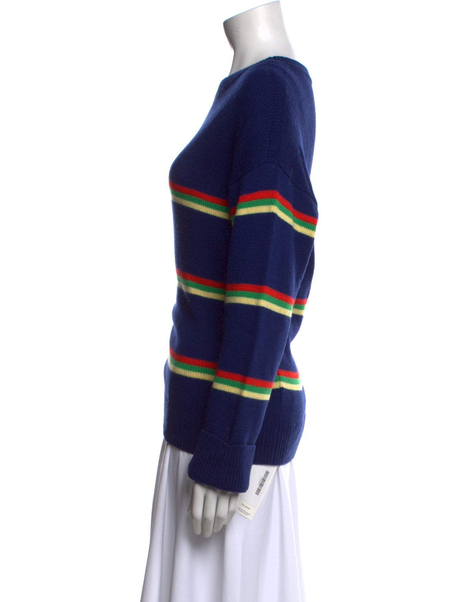 Clare V. Merino Wool Striped Sweater