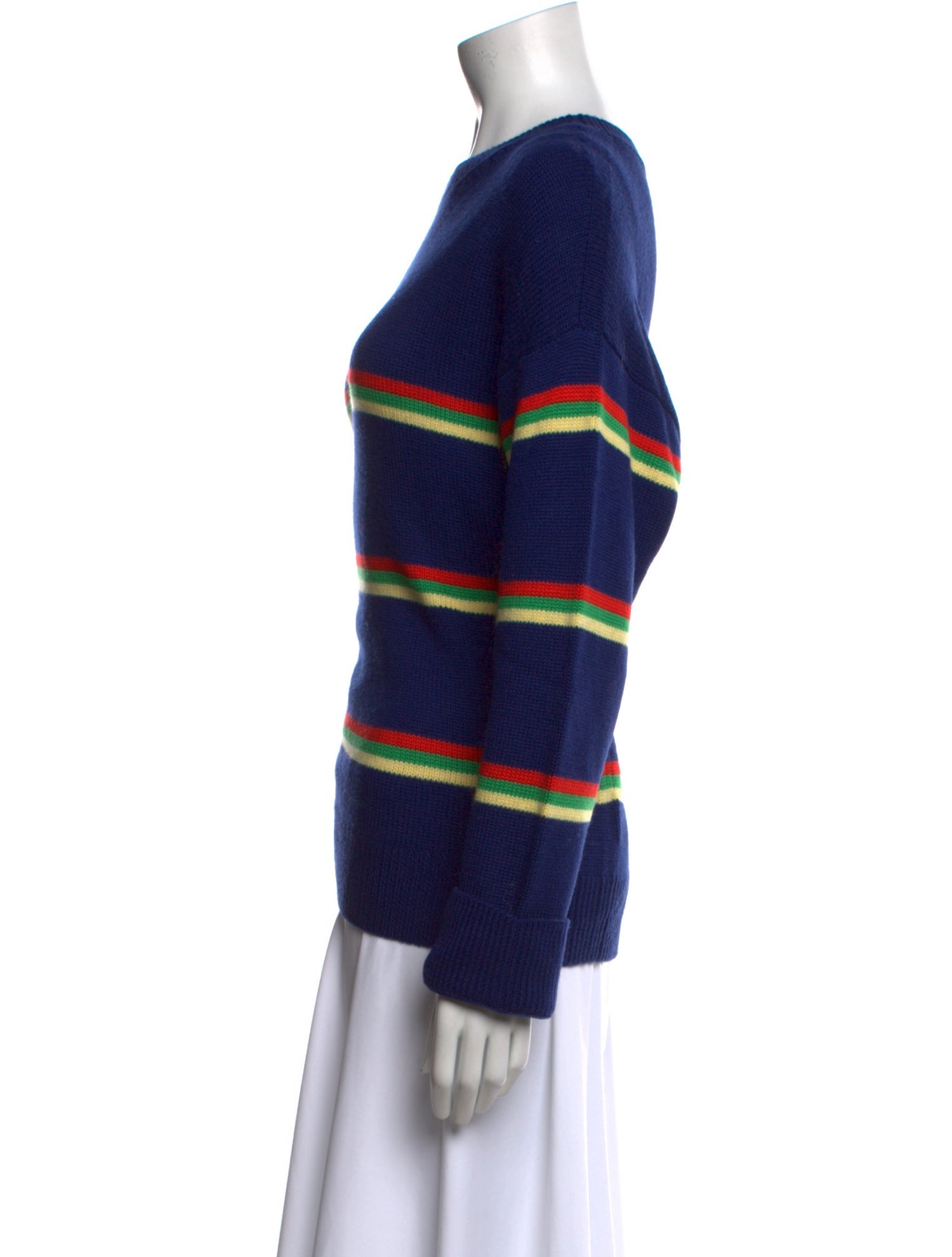 Clare V. Merino Wool Striped Sweater