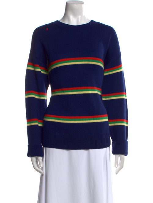 Clare V. Merino Wool Striped Sweater