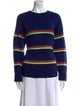 Clare V. Merino Wool Striped Sweater