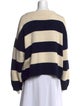 Clare V. Striped Scoop Neck Sweater