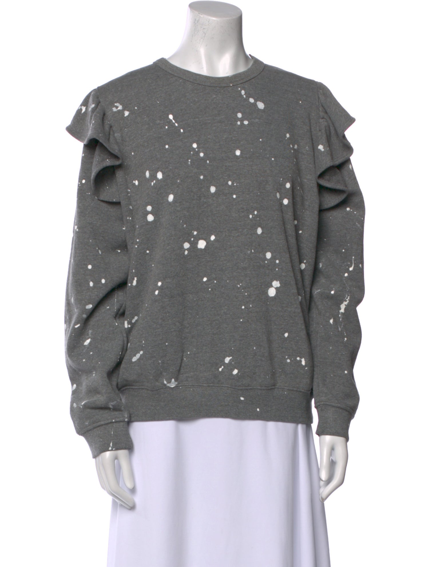 Clare V. Crew Neck Long Sleeve Sweatshirt