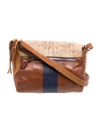 Clare V. Leather Top Handle Bag