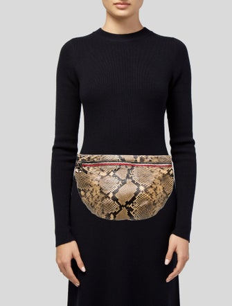 Clare V. Python Belt Bag