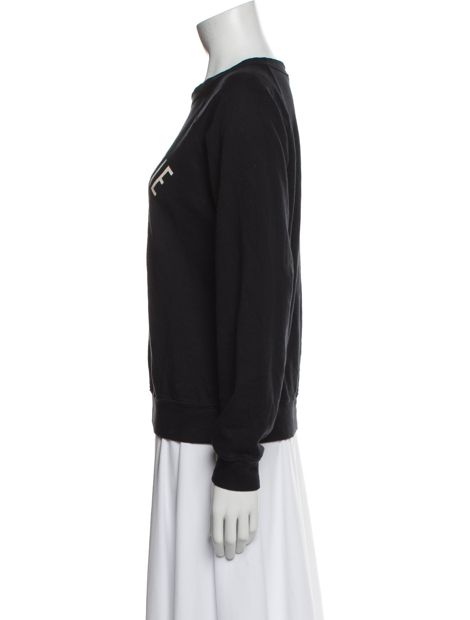 Clare V. Graphic Print Crew Neck Sweatshirt