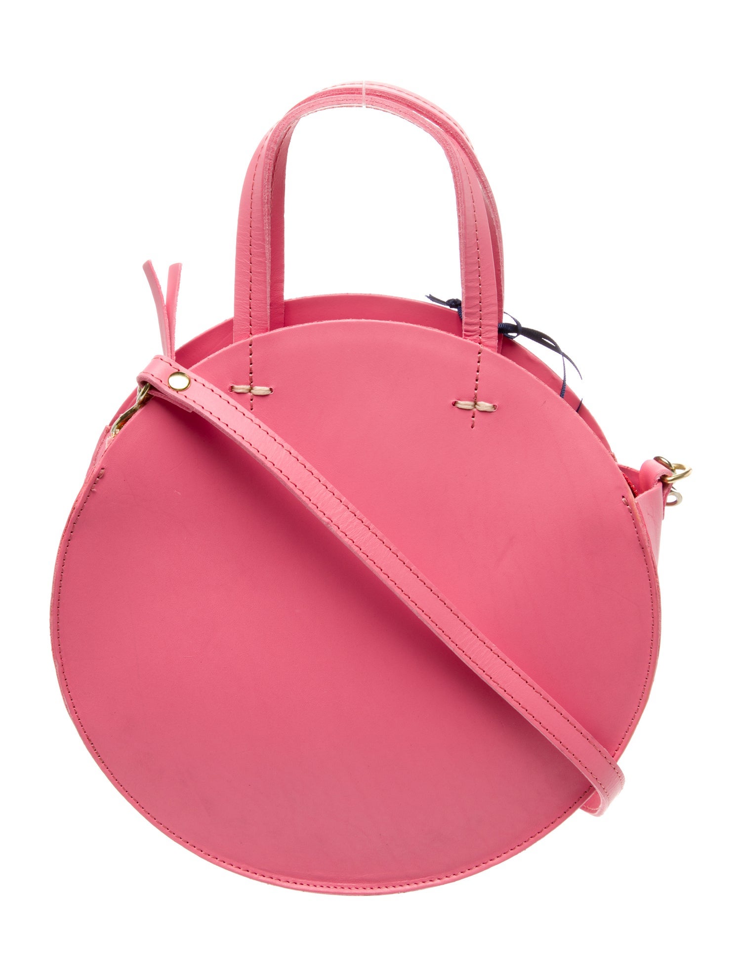 Clare V. Leather Top Handle Bag