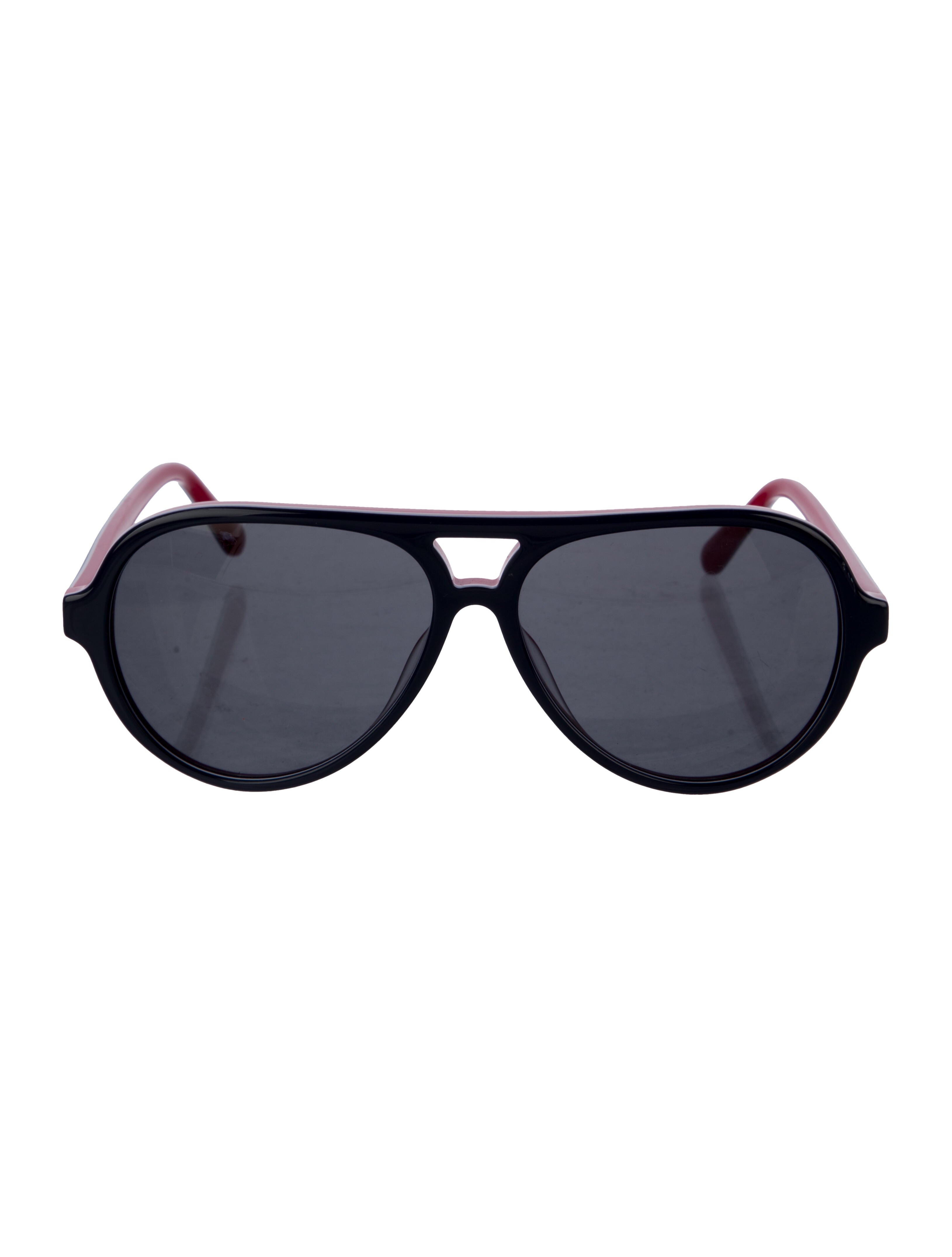 Clare V. Aviator Tinted Sunglasses