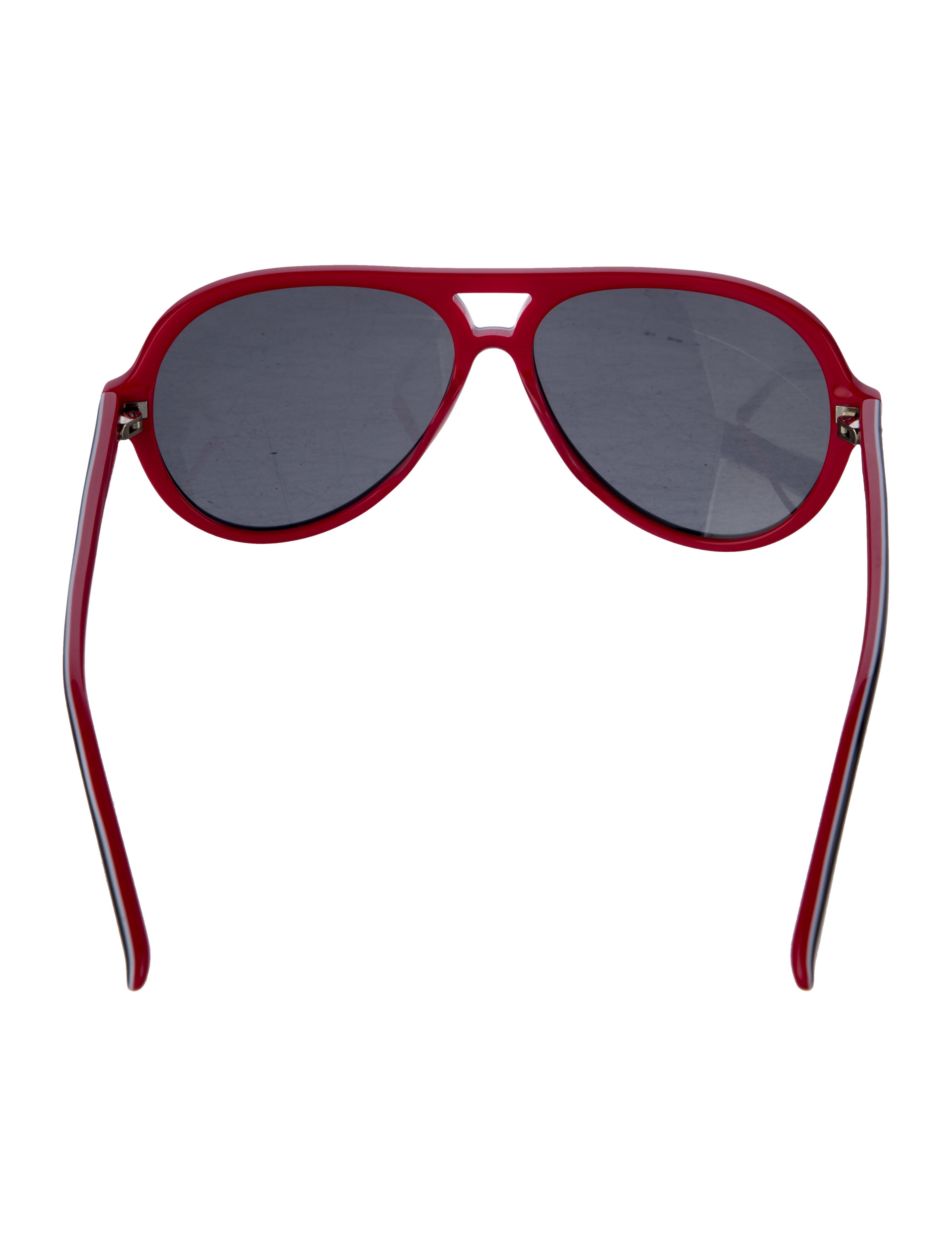 Clare V. Aviator Tinted Sunglasses
