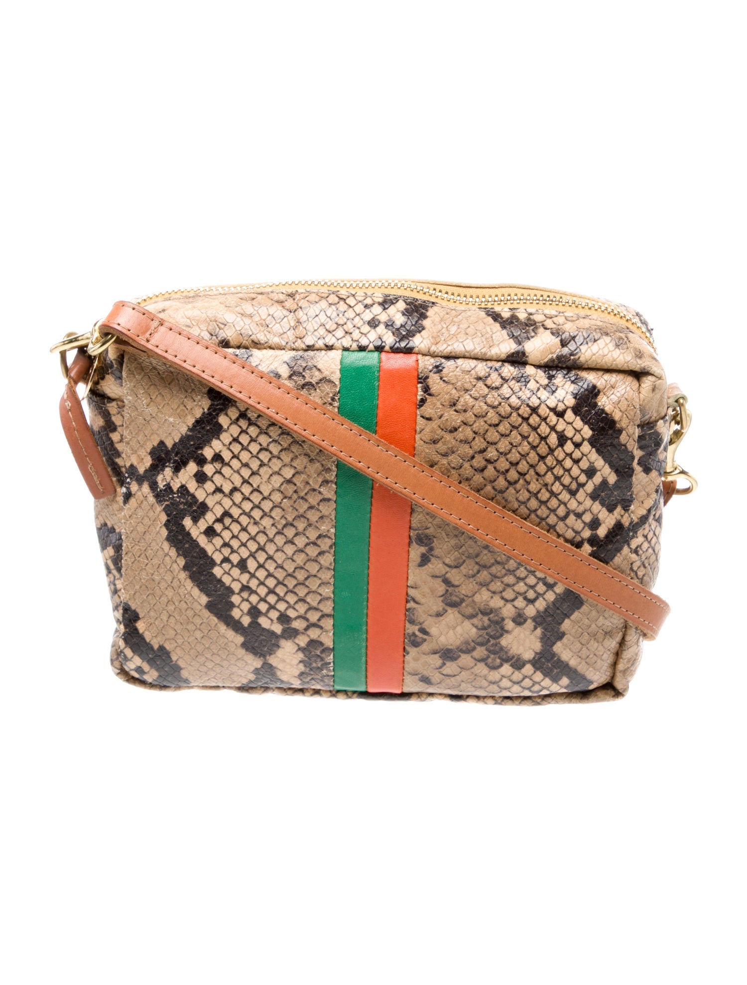 Clare V. Leather Crossbody Bag