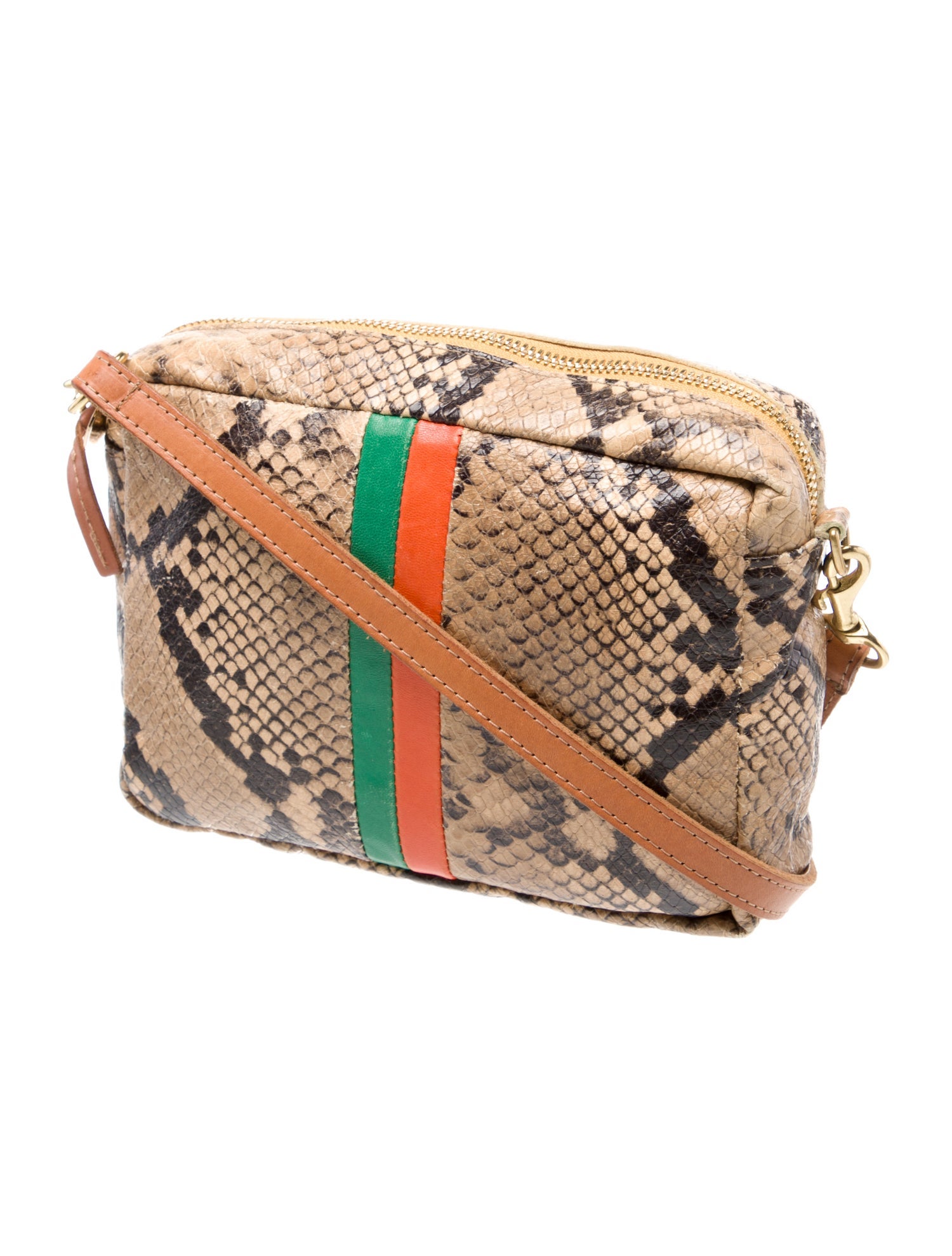 Clare V. Leather Crossbody Bag