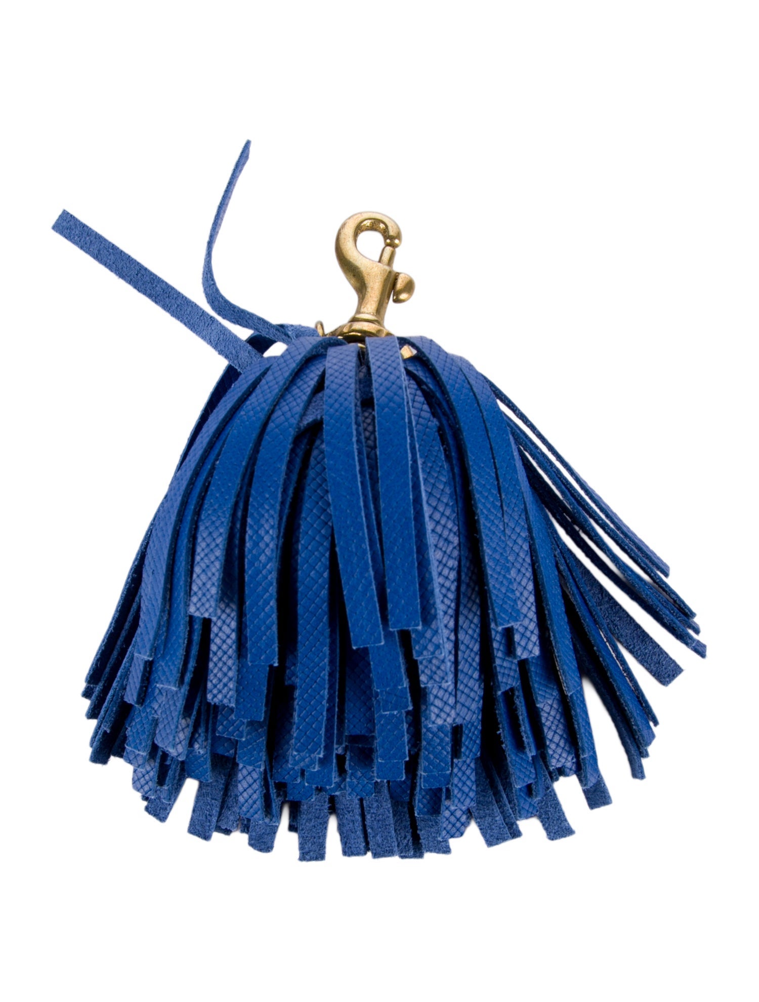 Clare V. Leather Fringe Keychain