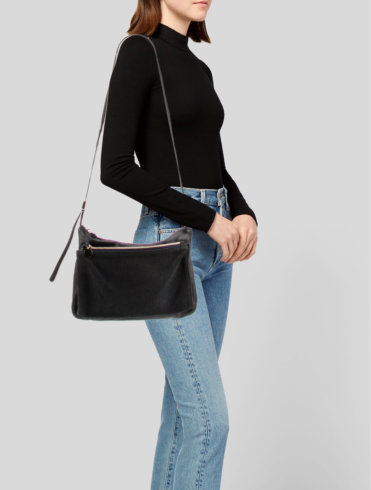 Clare V. Leather Shoulder Bag