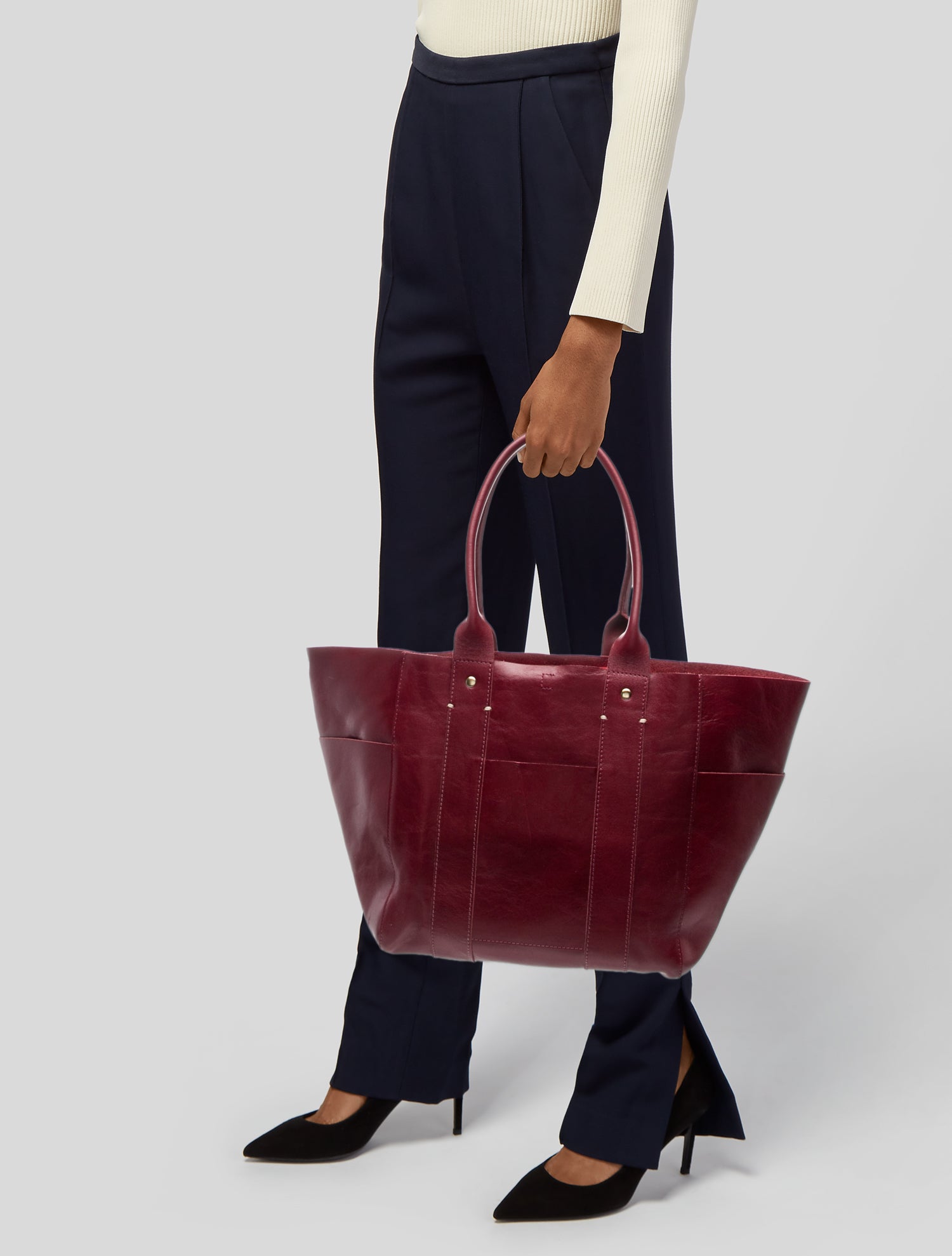 Clare V. Leather Tote