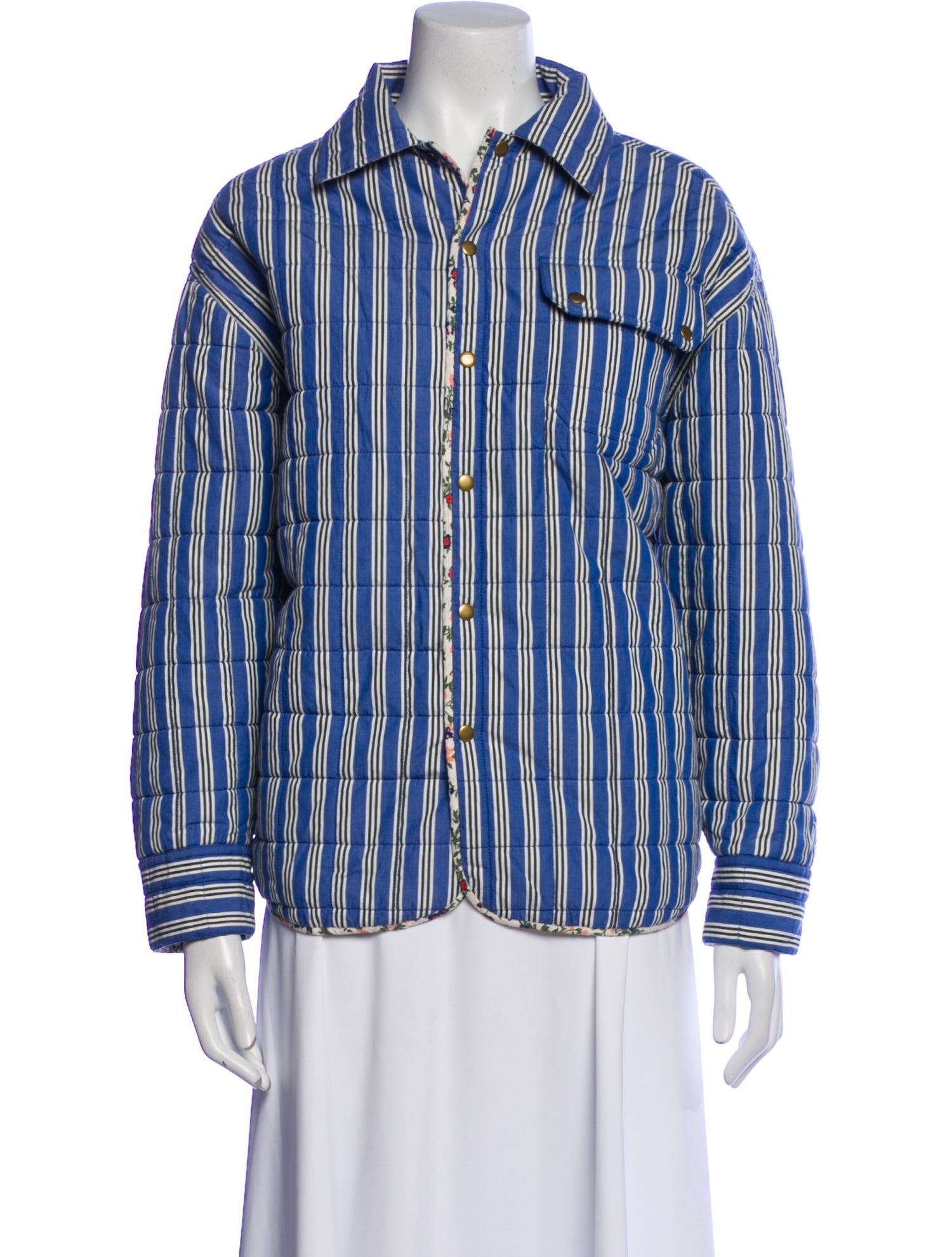 Clare V. Striped Jacket