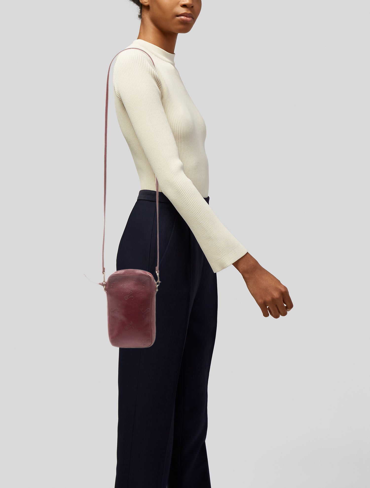 Clare V. Leather Crossbody Bag