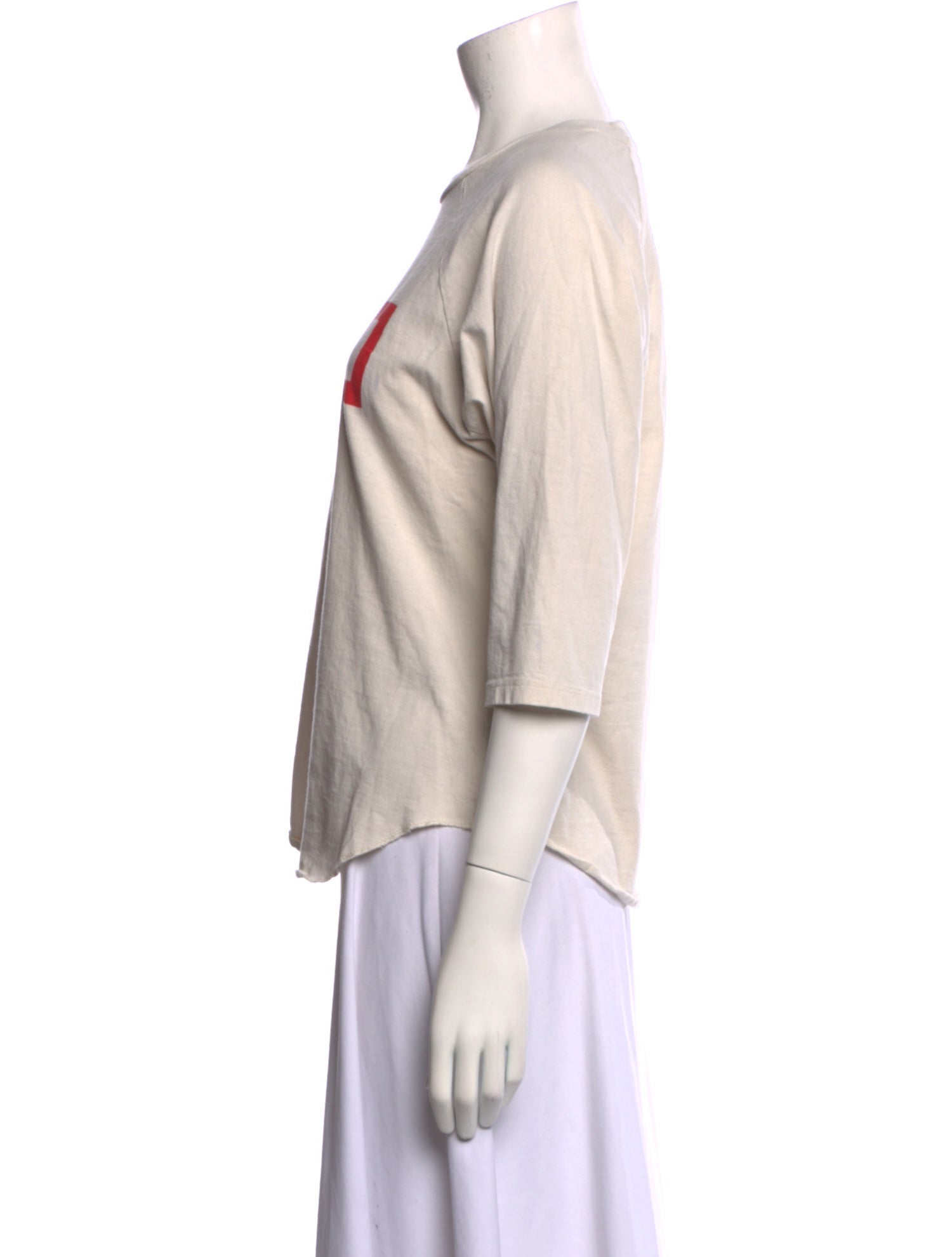 Clare V. Graphic Print Crew Neck T-Shirt