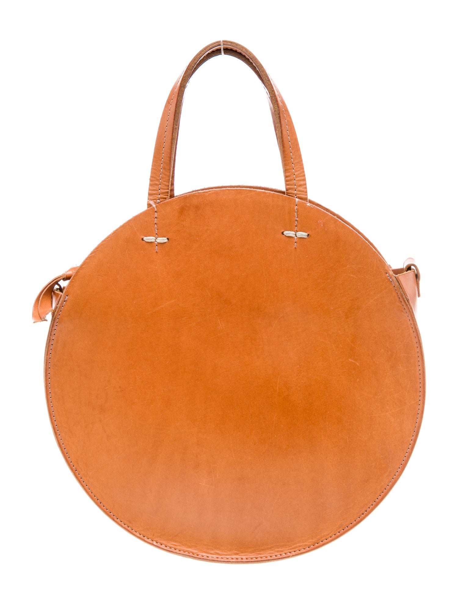 Clare V. Leather Top Handle Bag