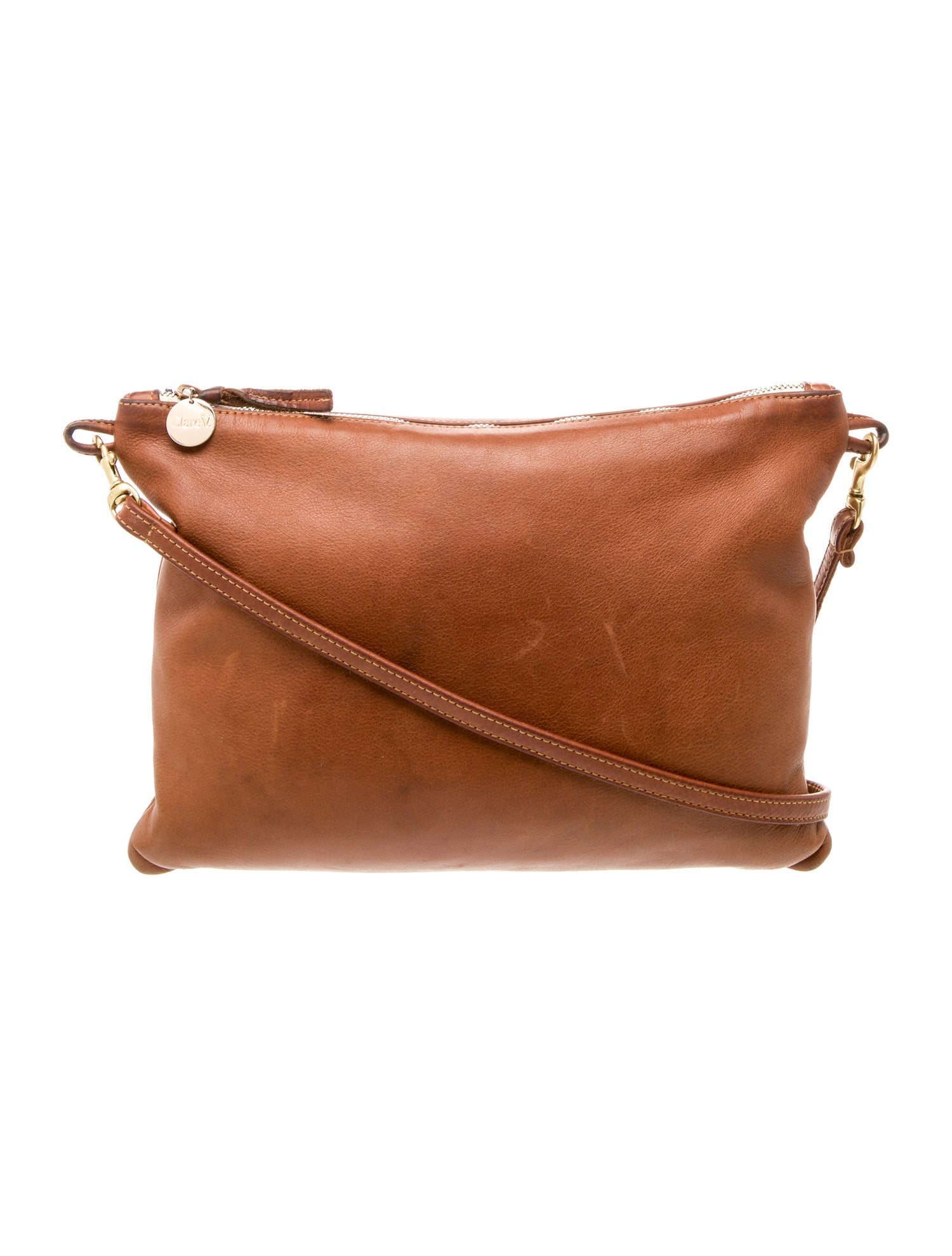 Clare V. Leather Messenger Bag