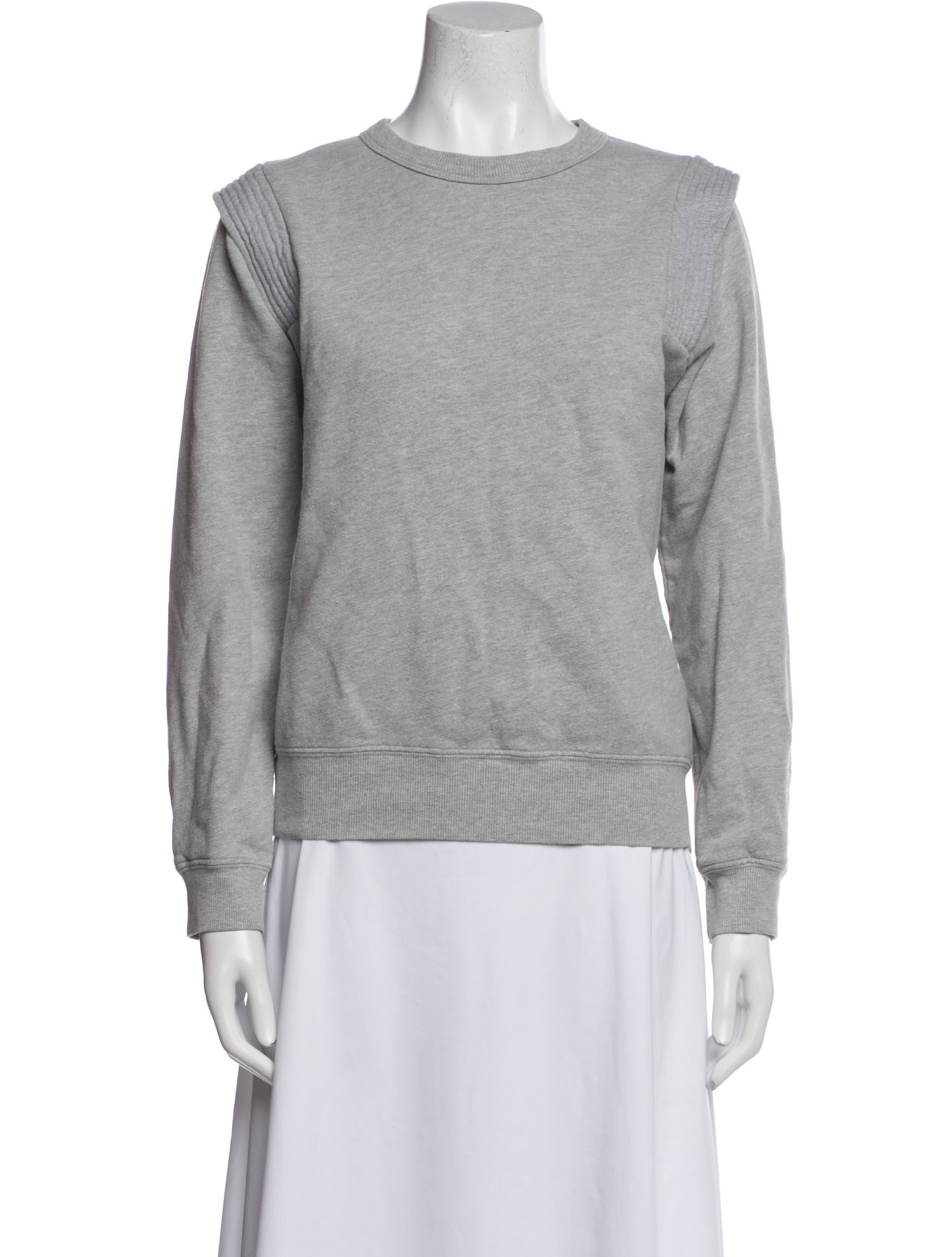 Clare V. Crew Neck Long Sleeve Sweatshirt