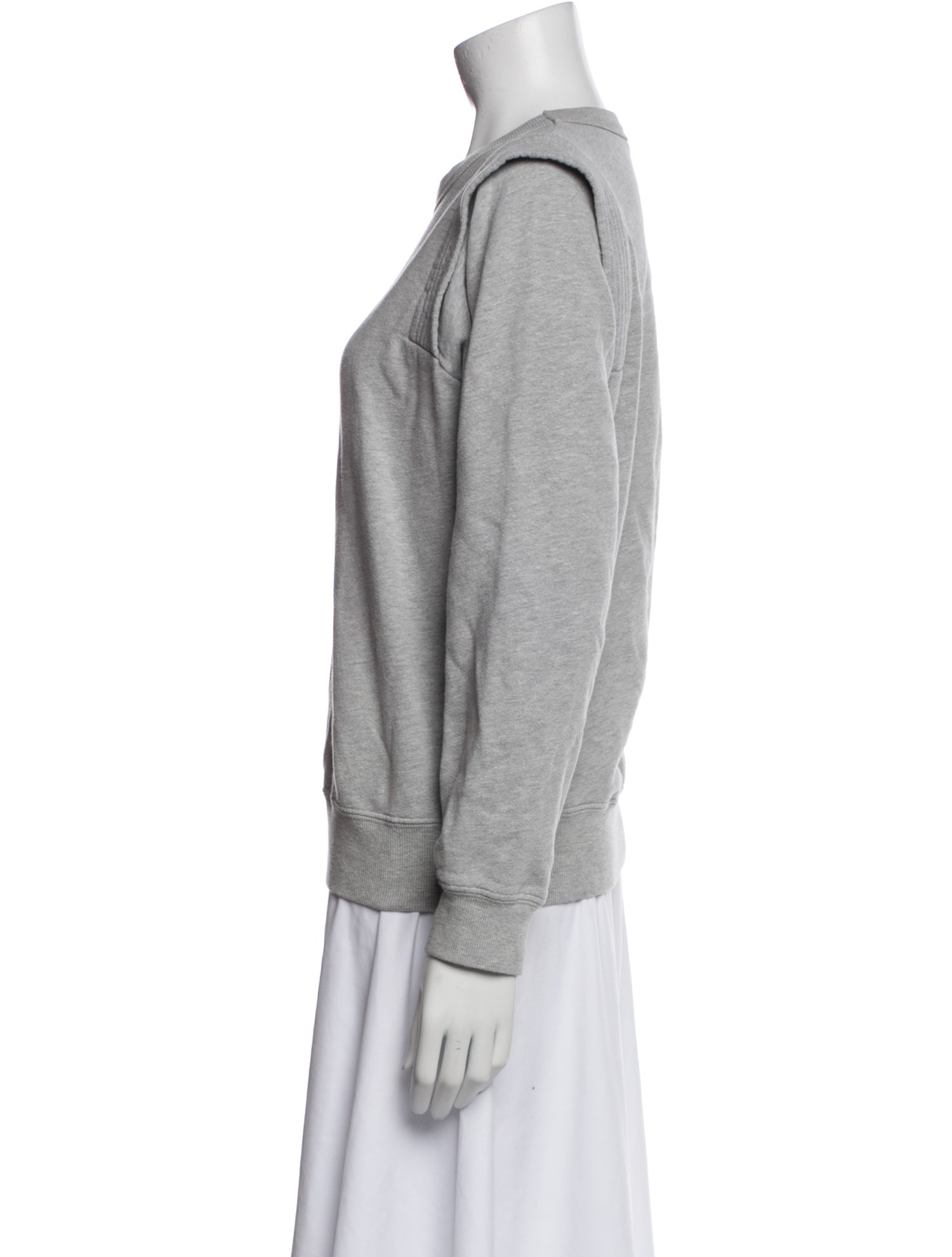 Clare V. Crew Neck Long Sleeve Sweatshirt