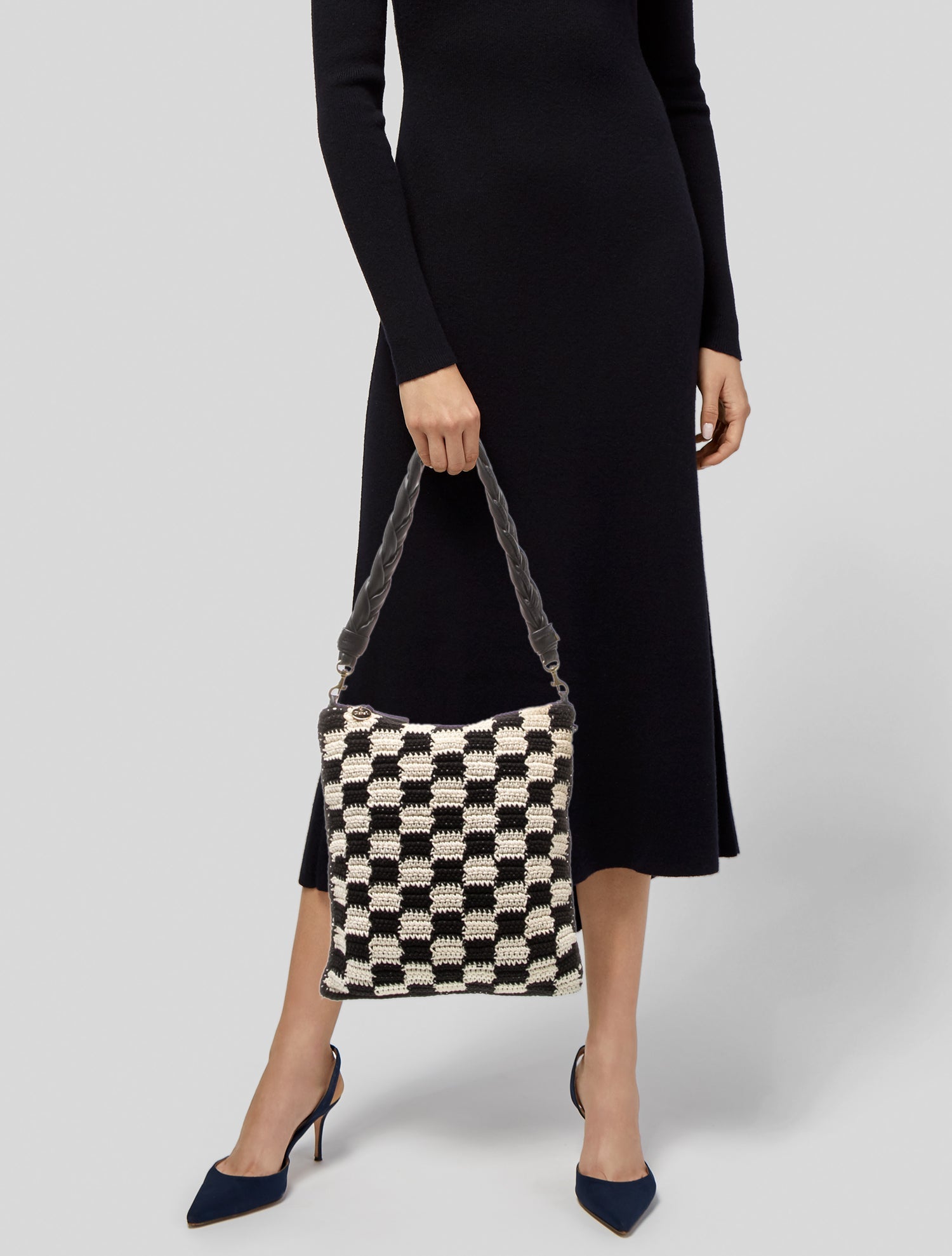 Clare V. Leather Shoulder Bag