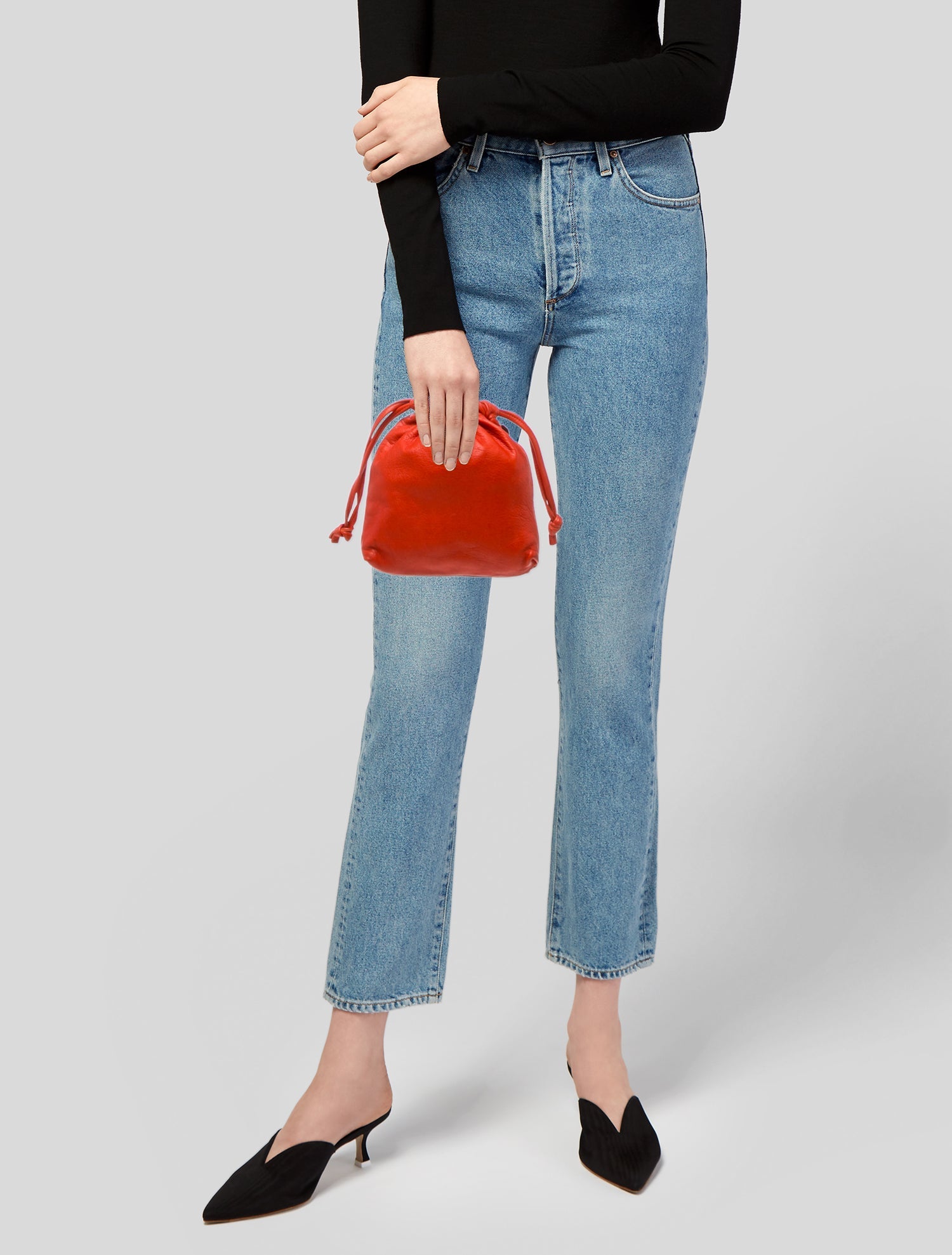 Clare V. Leather Crossbody Bag