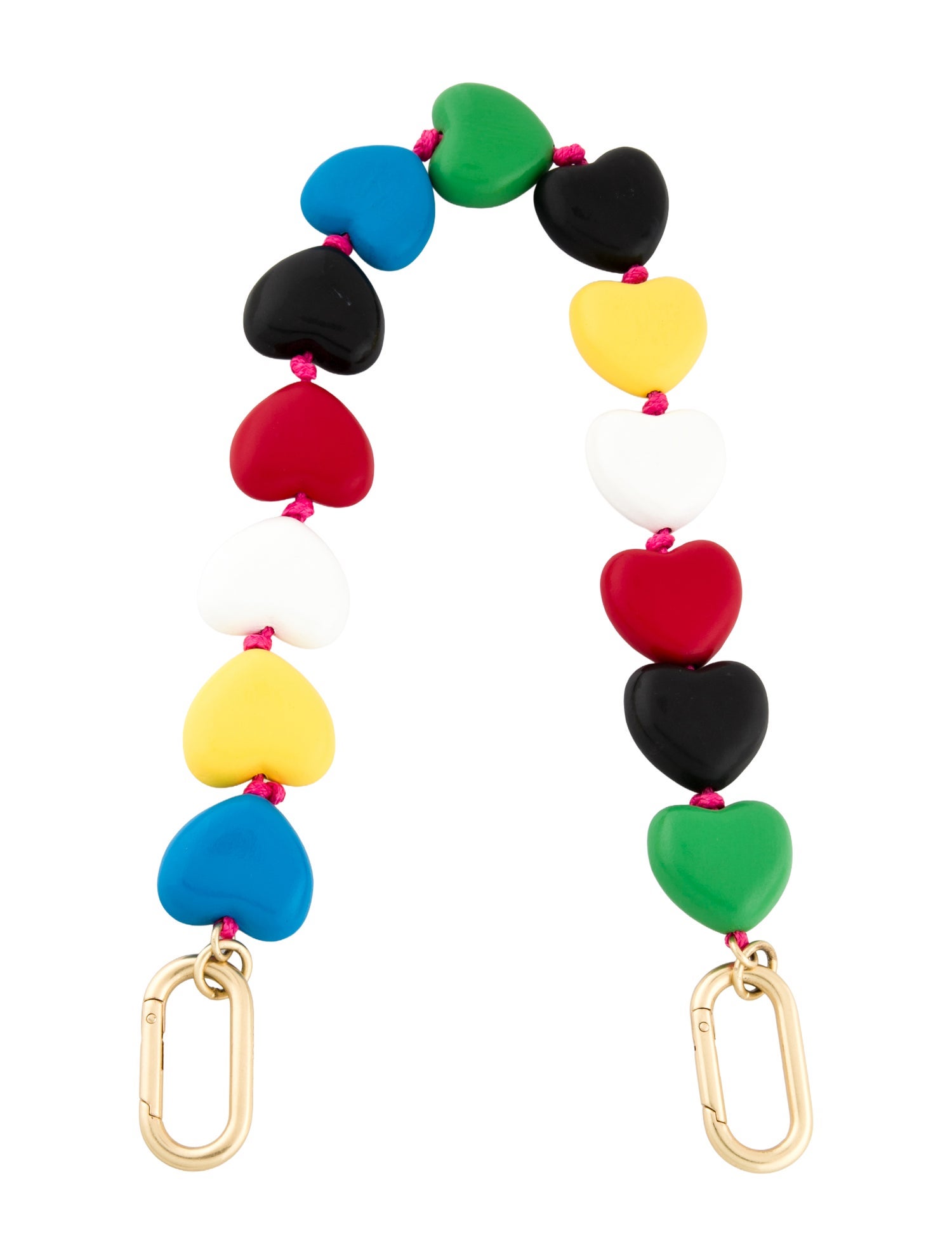 Clare V. Wood Heart Bag Strap