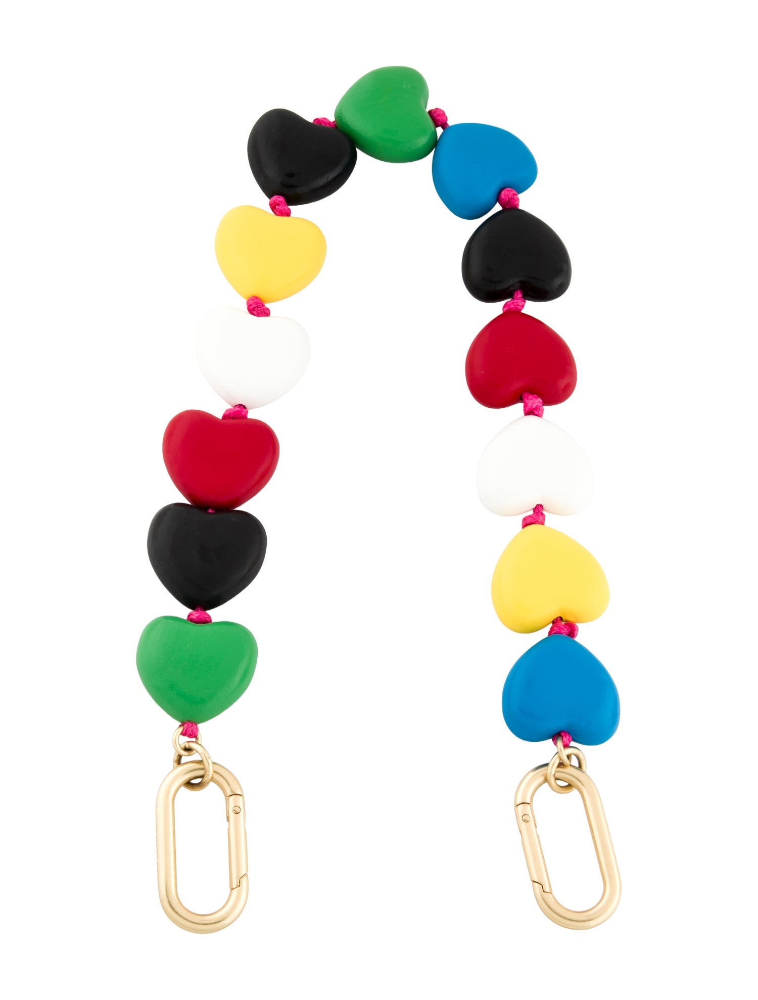 Clare V. Wood Heart Bag Strap