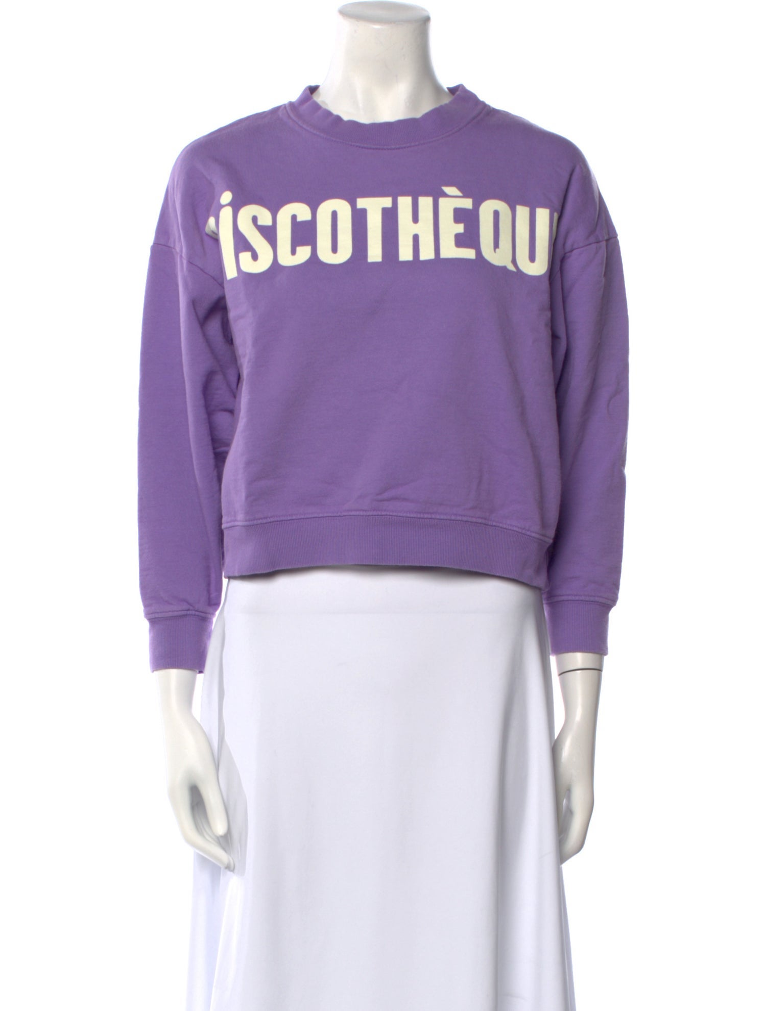 Clare V. Graphic Print Crew Neck Sweatshirt