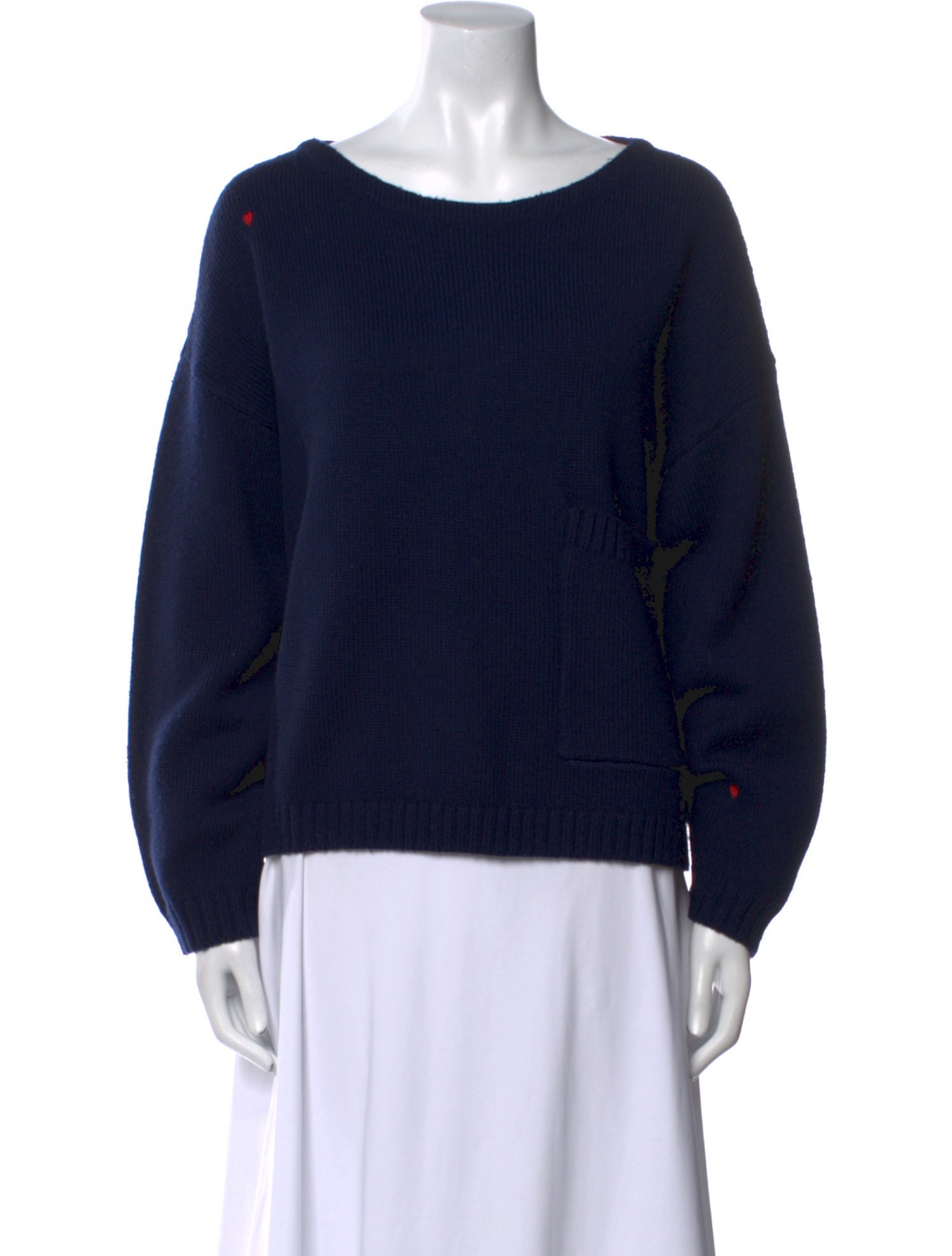 Clare V. Merino Wool Scoop Neck Sweater