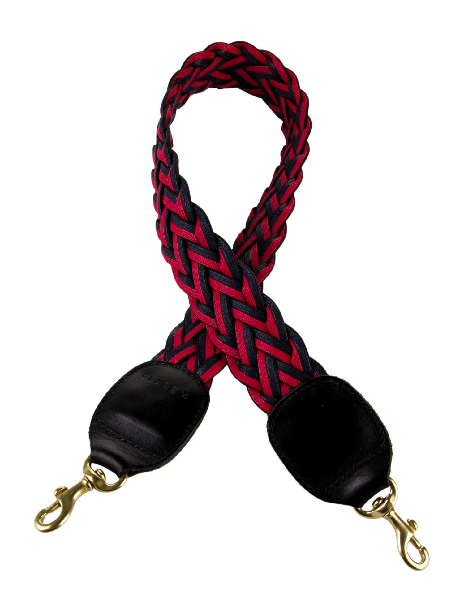 Clare V. woven handbag strap