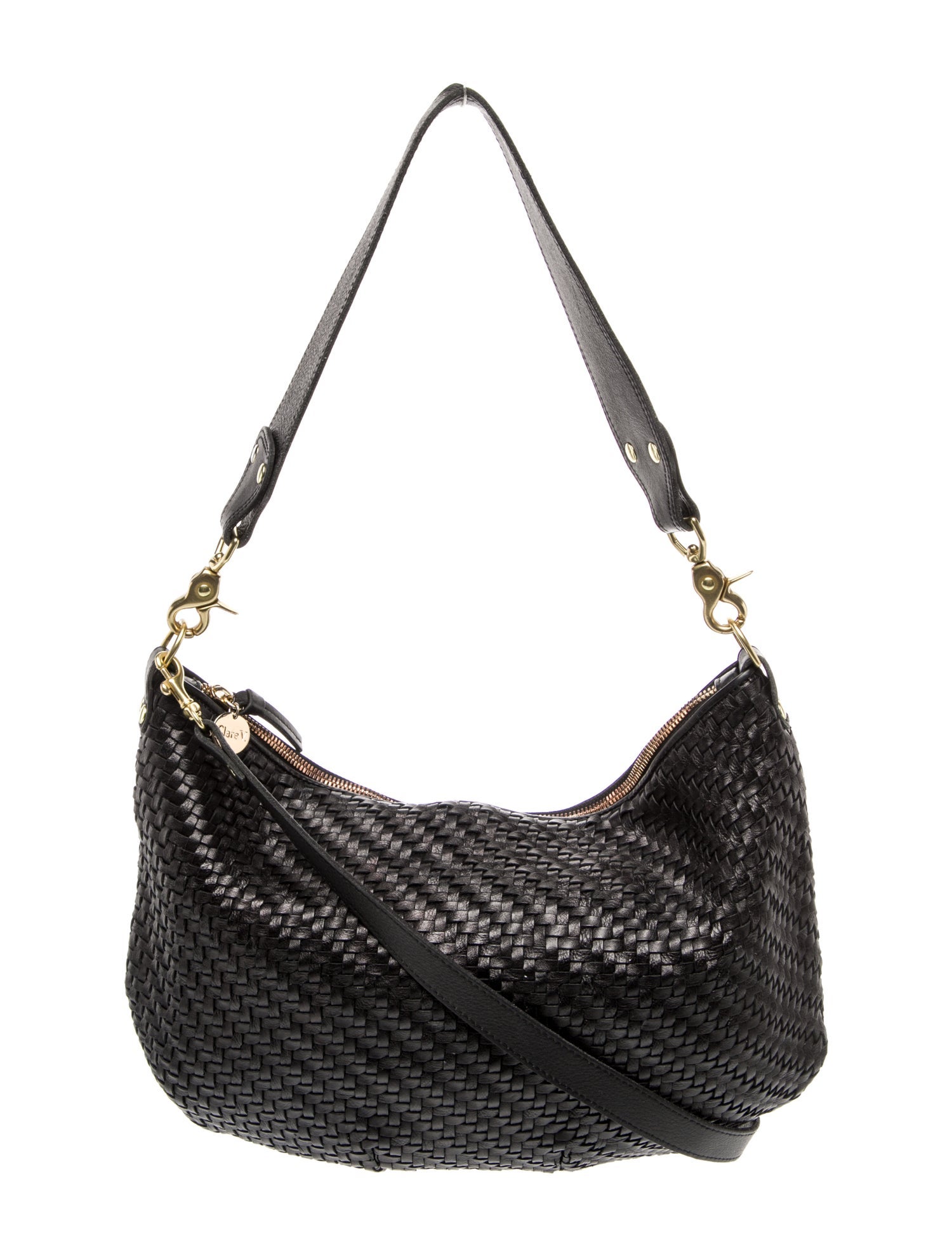 Clare V. Leather Top Handle Bag