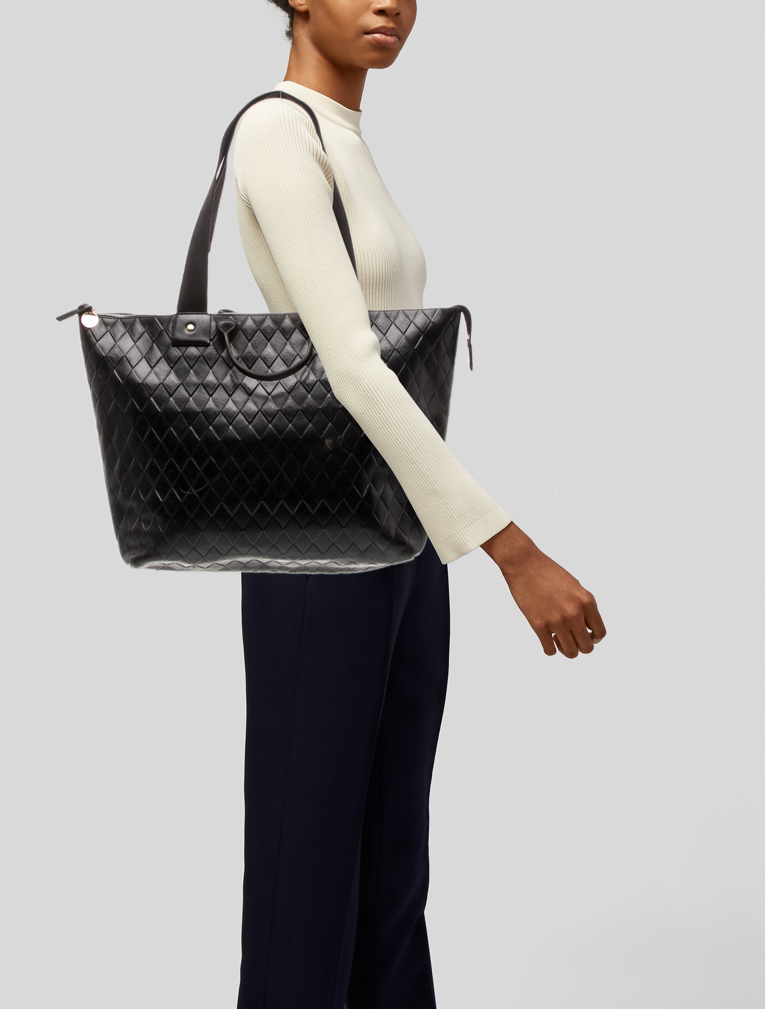 Clare V. Leather Shoulder Bag