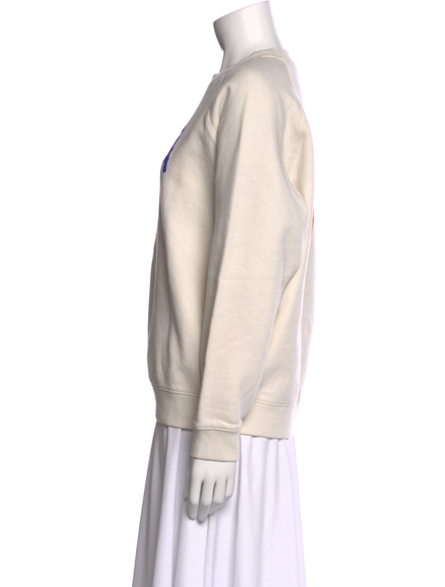 Clare V. Graphic Print Crew Neck Sweatshirt