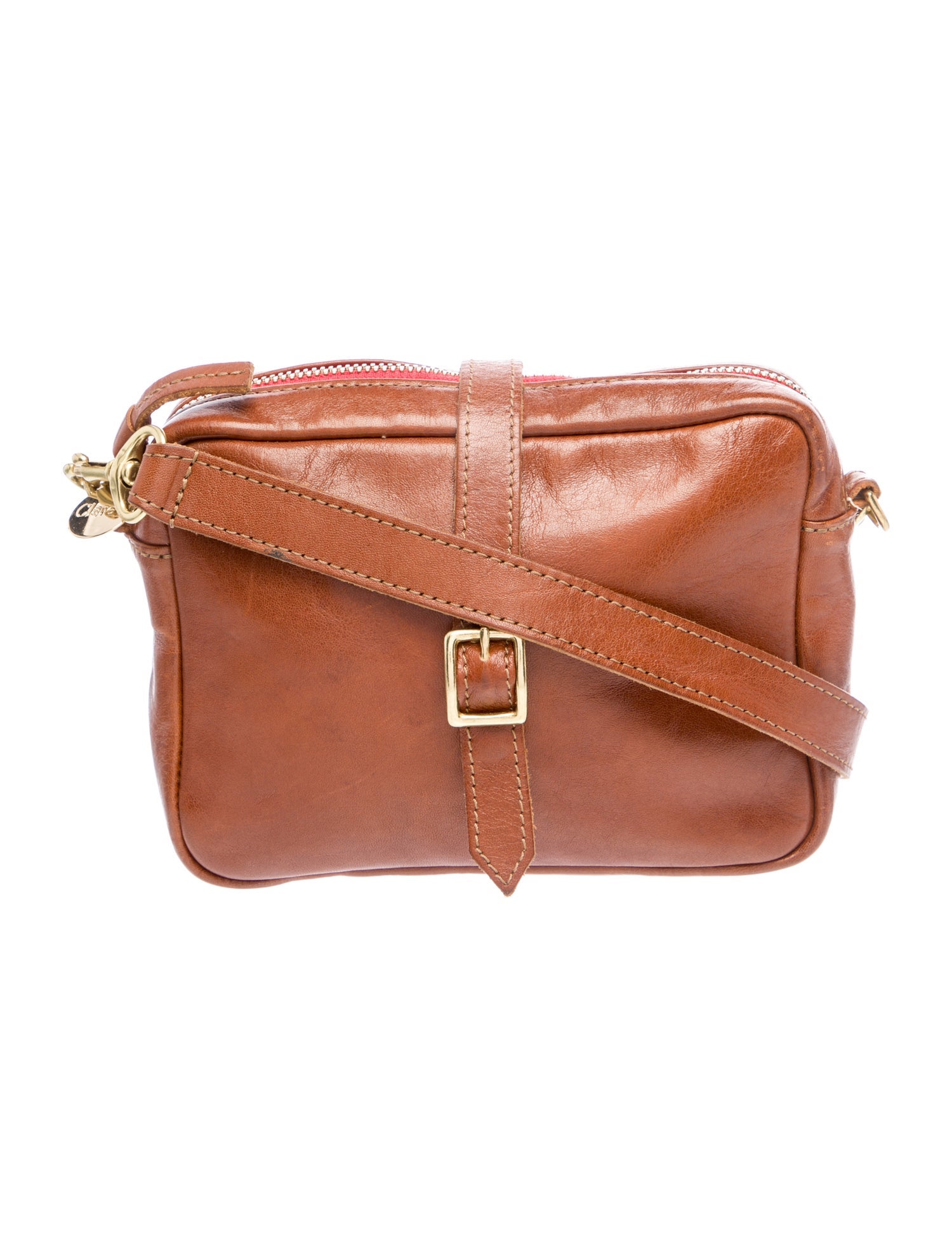 Clare V. Leather Crossbody Bag