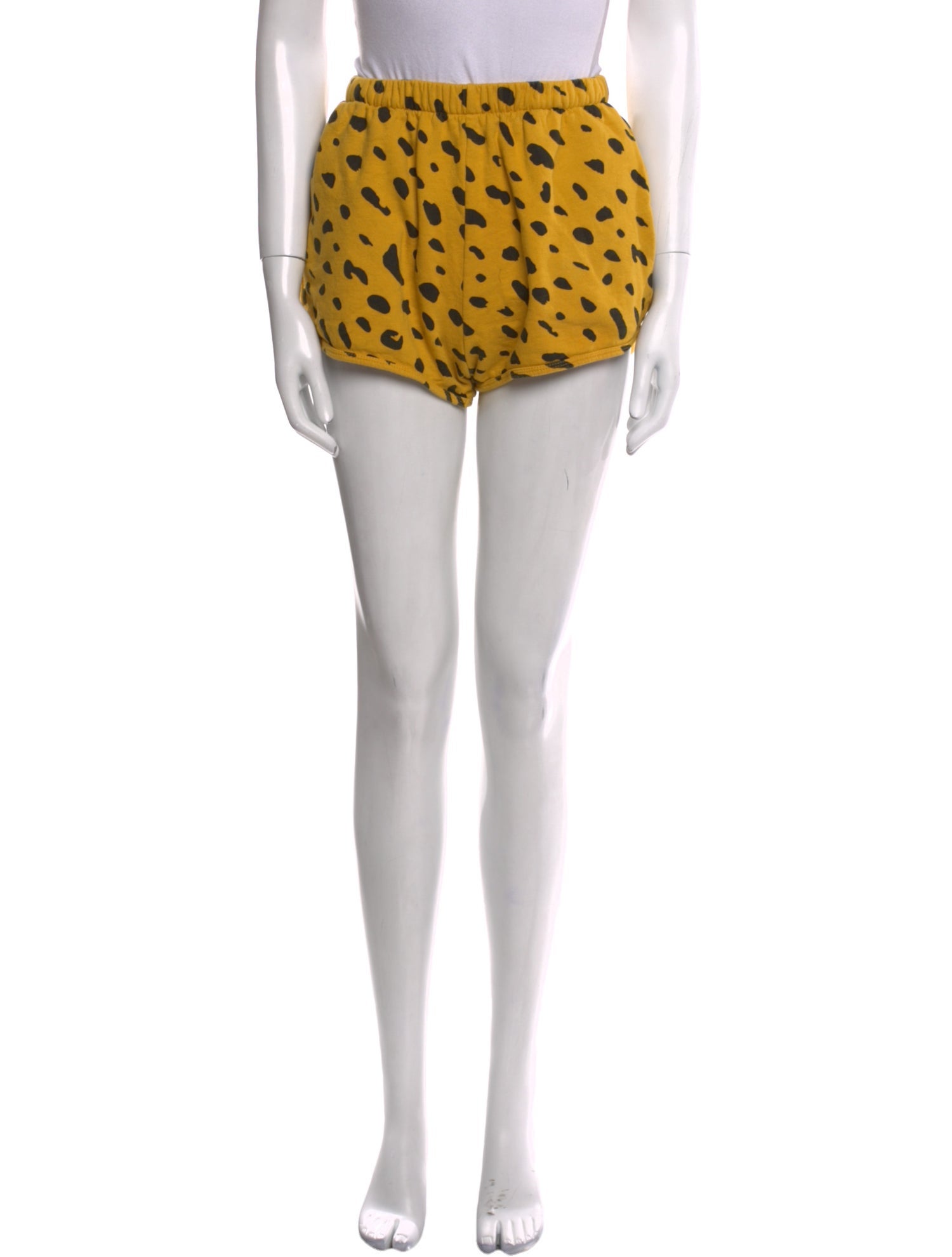 Clare V. Polka Dot Print Mini Shorts