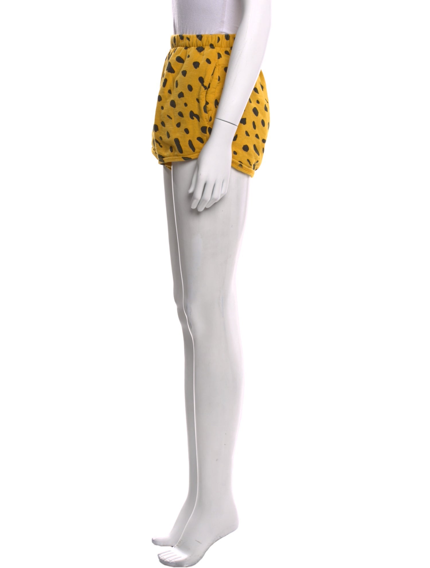 Clare V. Polka Dot Print Mini Shorts