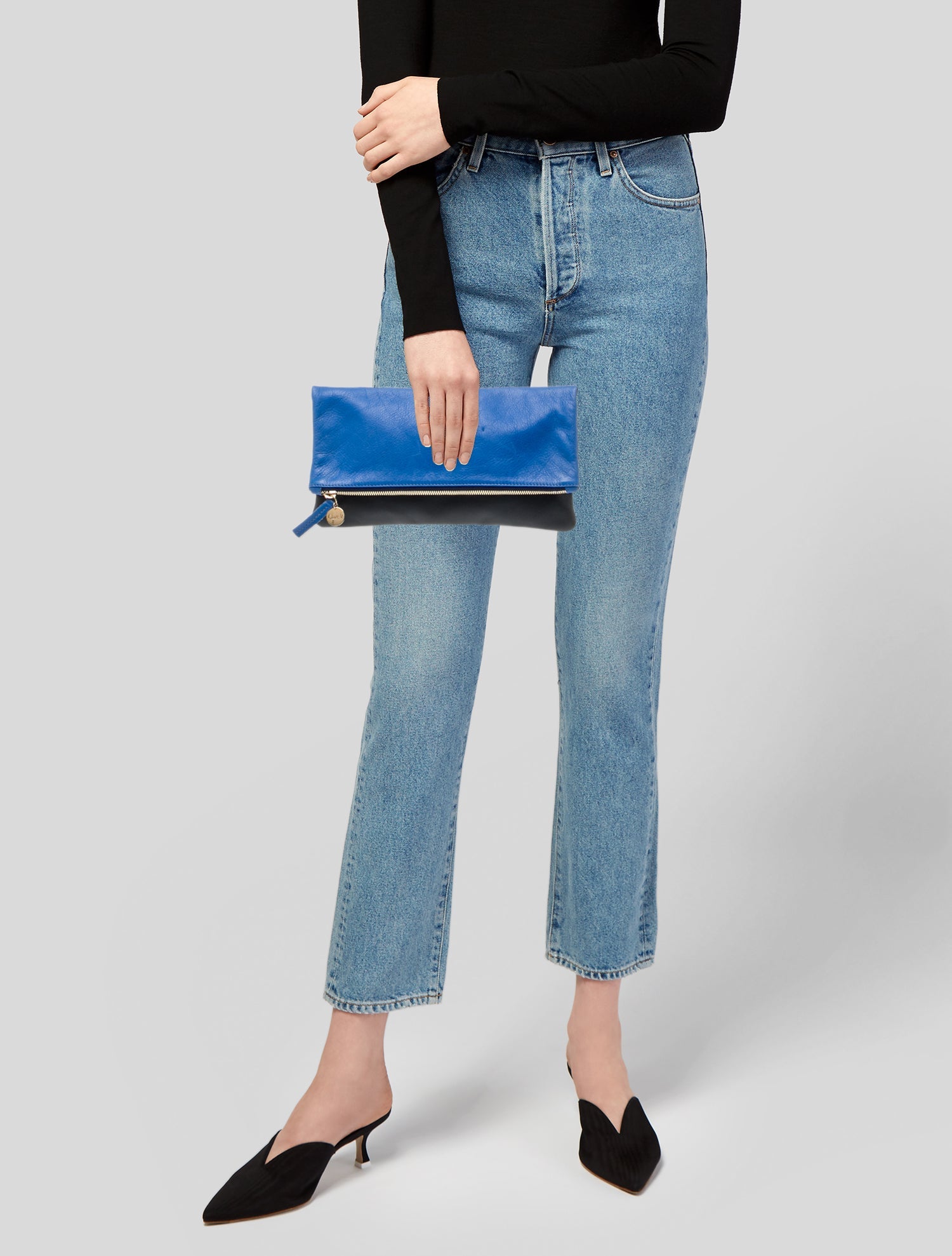 Clare V. Leather Clutch