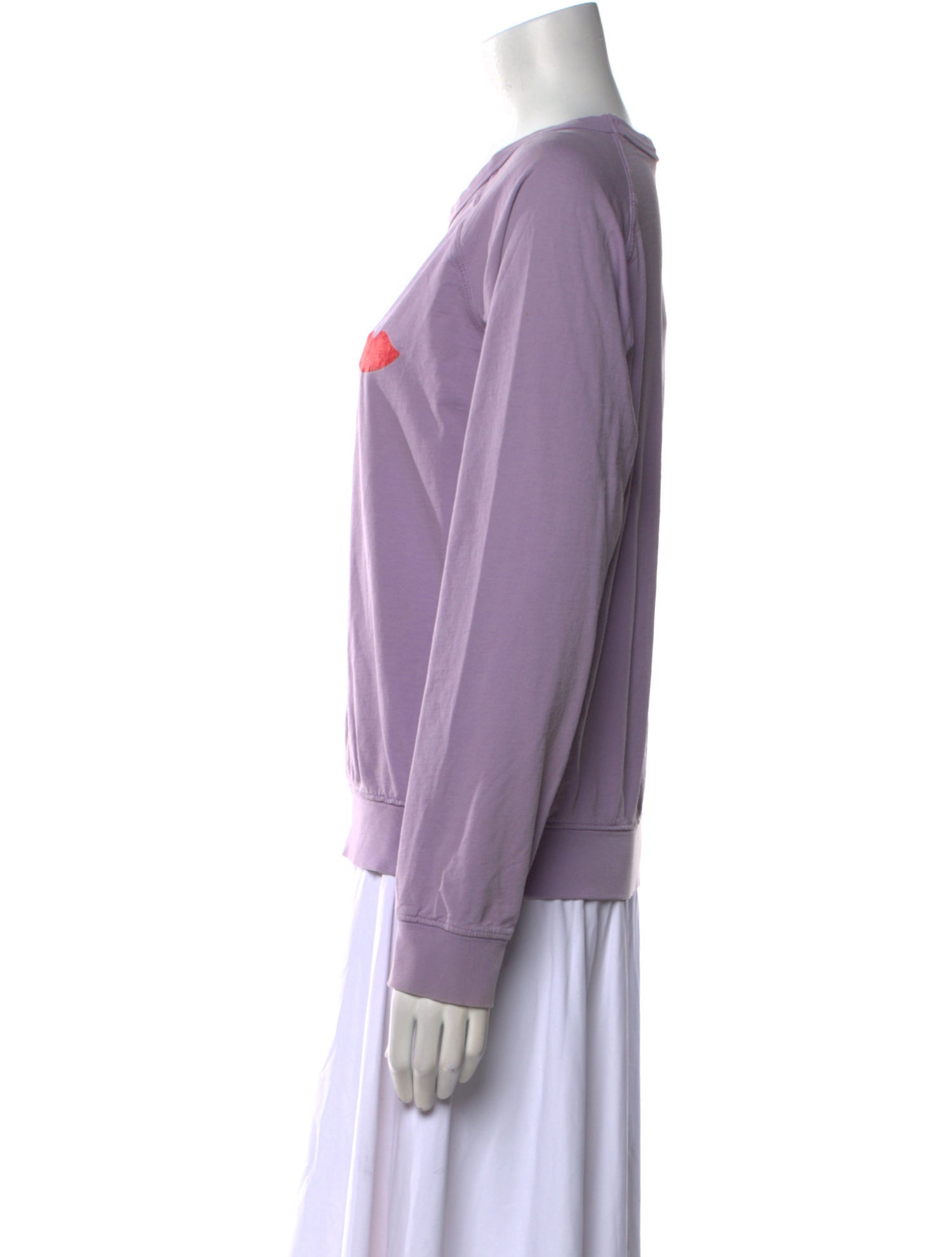 Clare V. Crew Neck Long Sleeve Sweatshirt