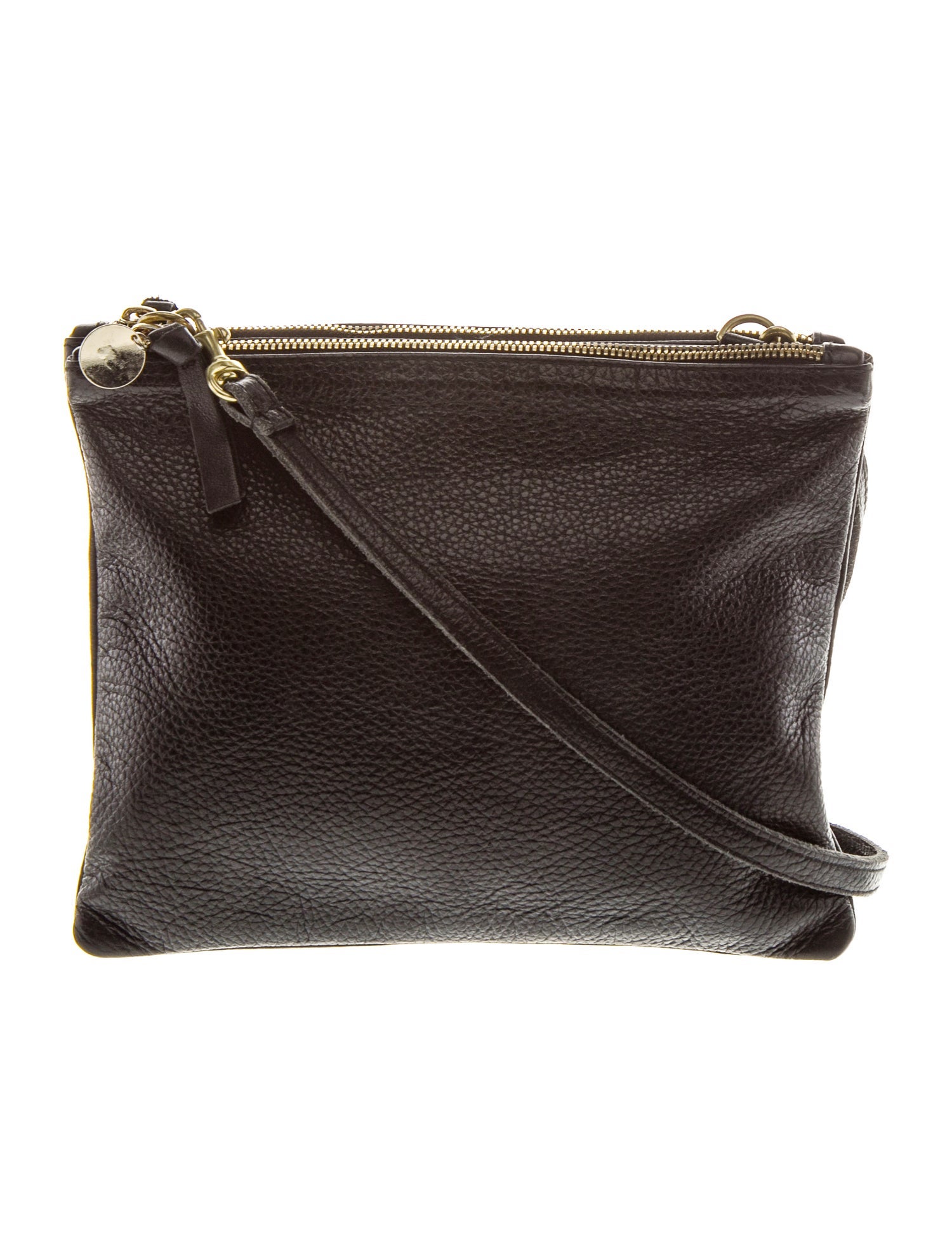Clare V. Leather Crossbody Bag