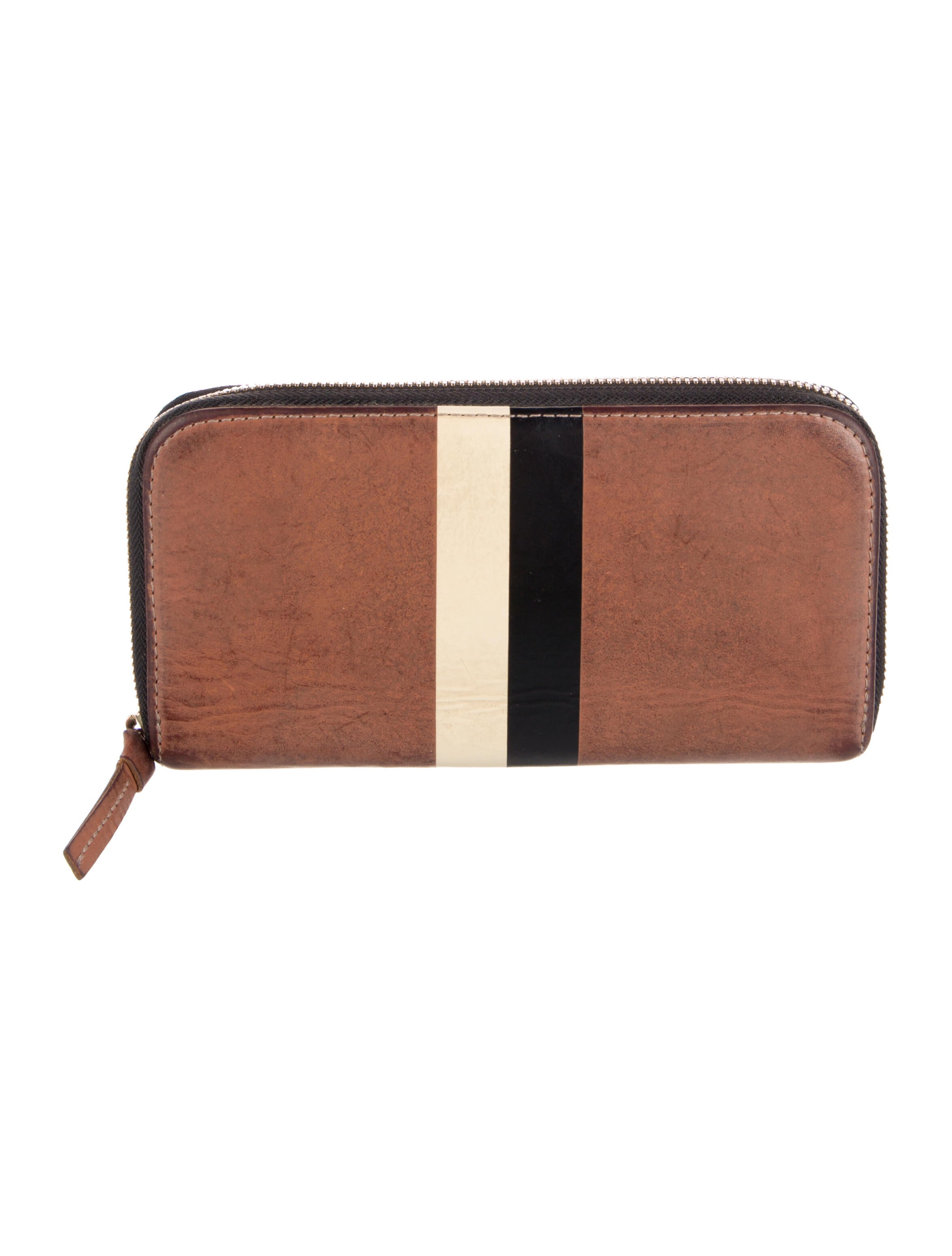 Clare V. Leather Printed Continental Wallet