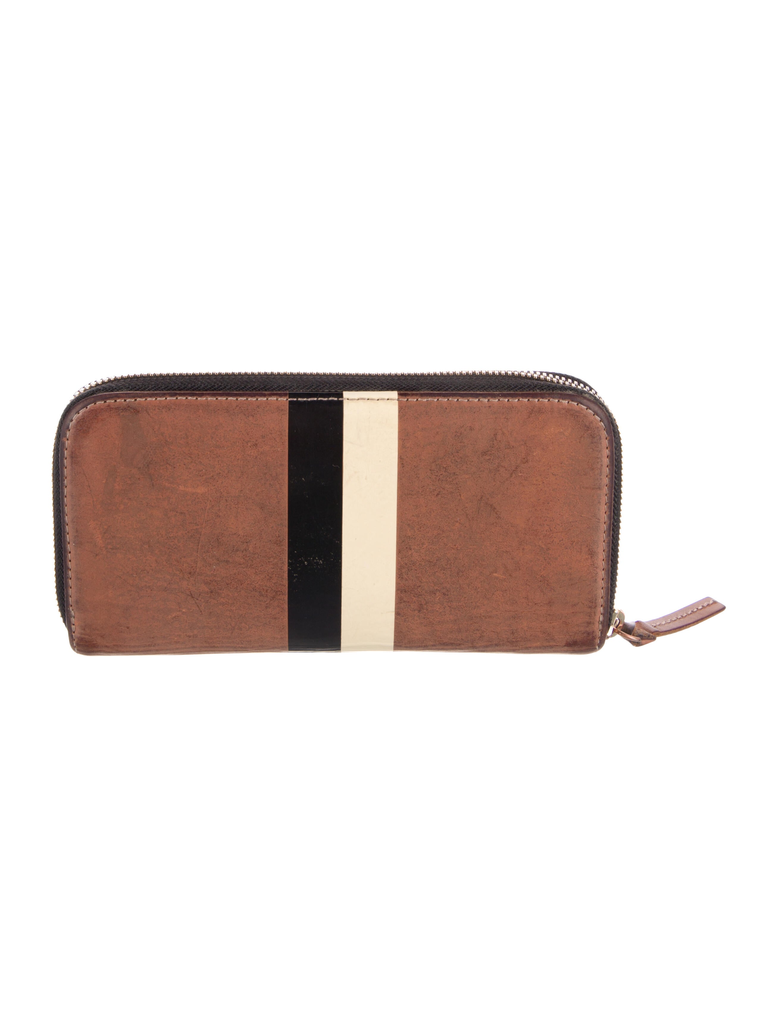 Clare V. Leather Printed Continental Wallet