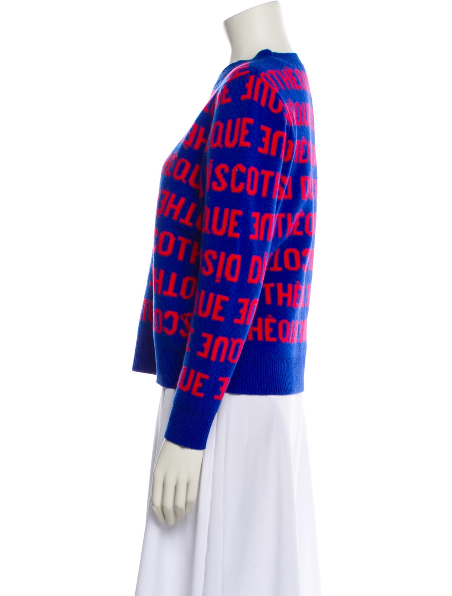 Clare V. Wool Graphic Print Sweater