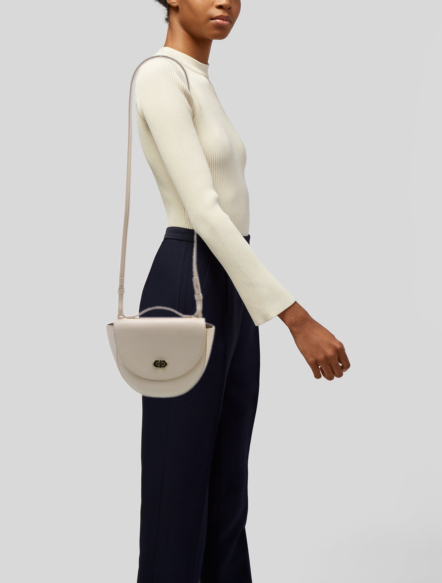 Clare V. Leather Crossbody Bag