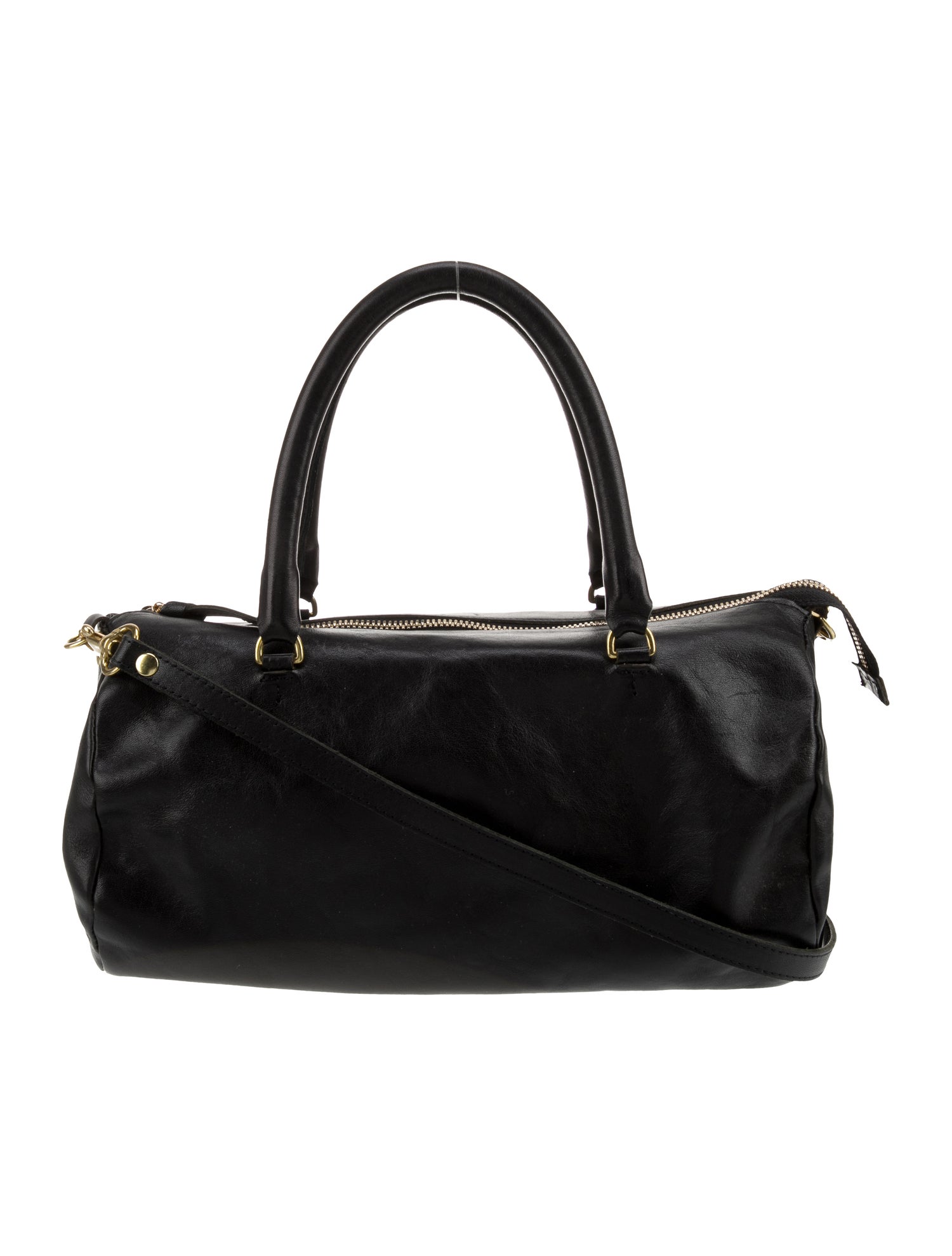 Clare V. Leather Top Handle Bag