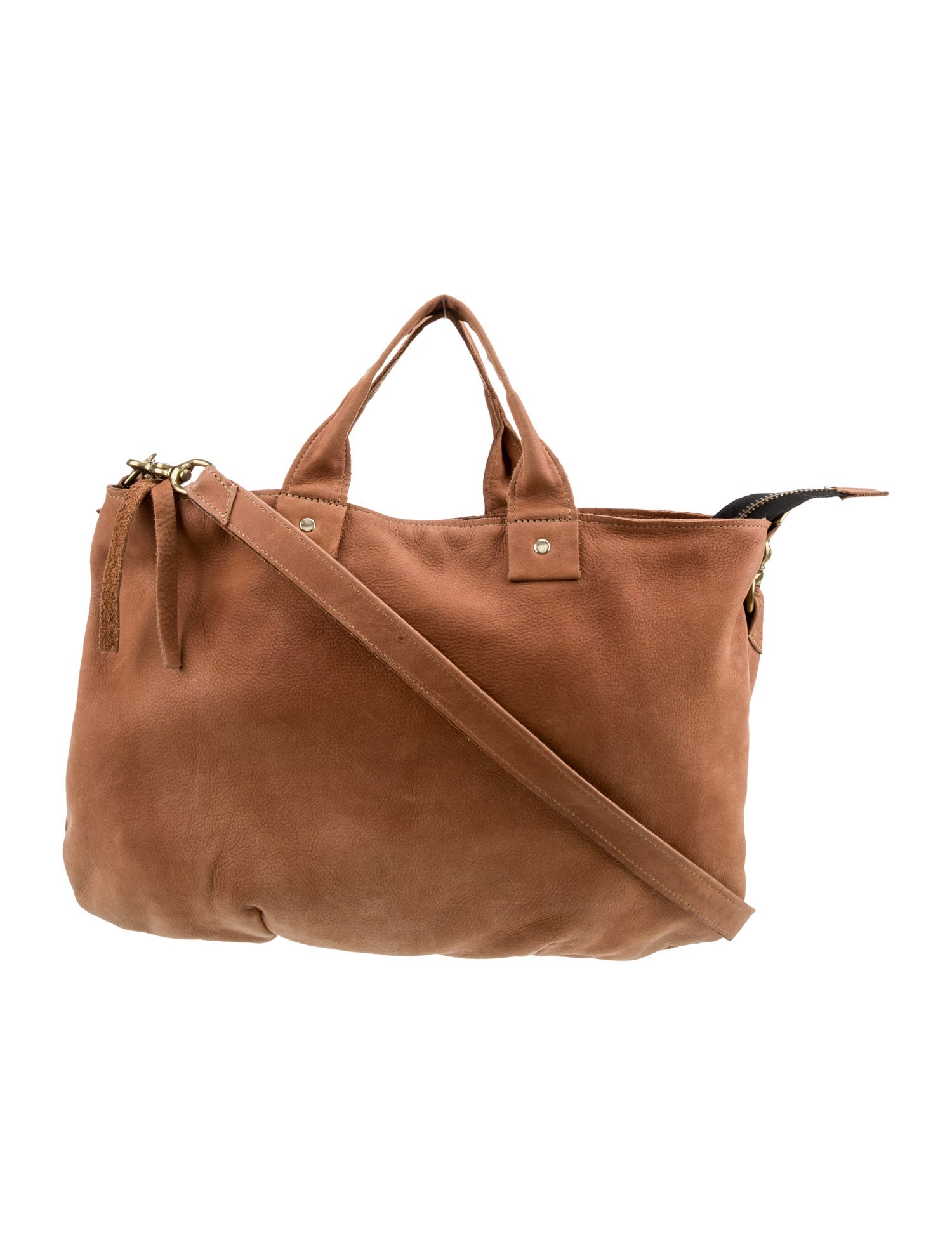 Clare V. Leather Top Handle Bag